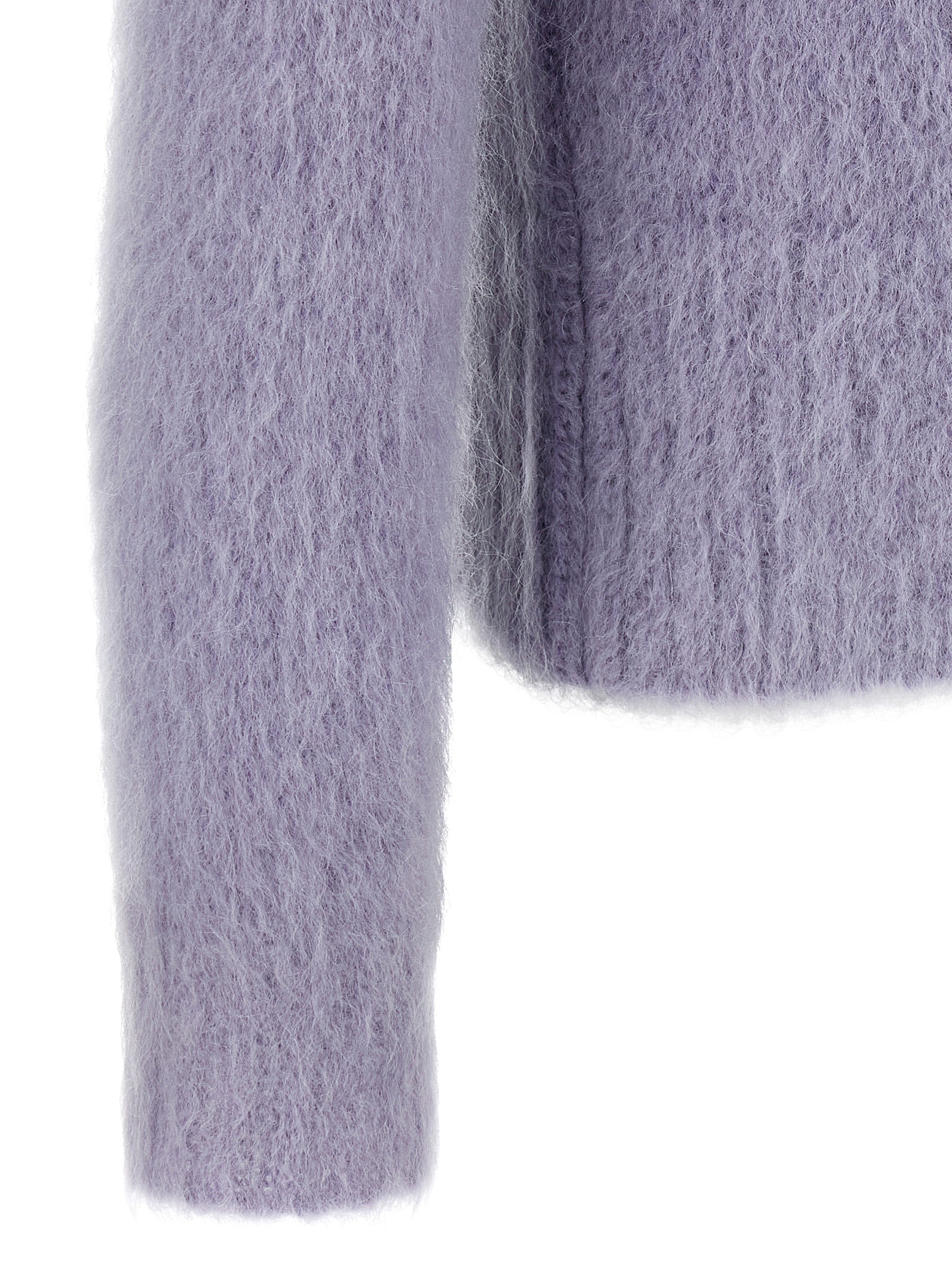 Purple Wool Cardigan