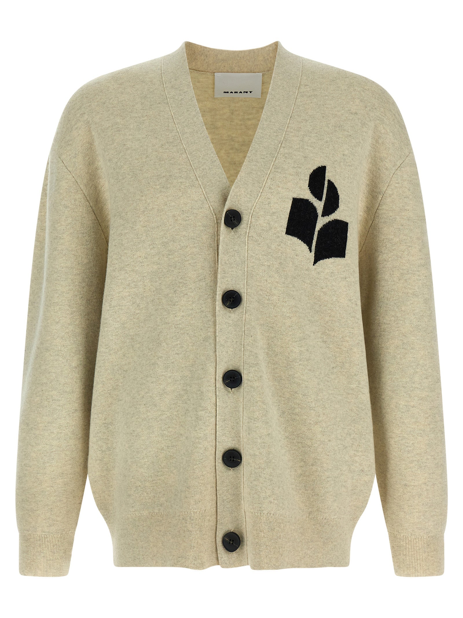 Gray Cotton Cardigan