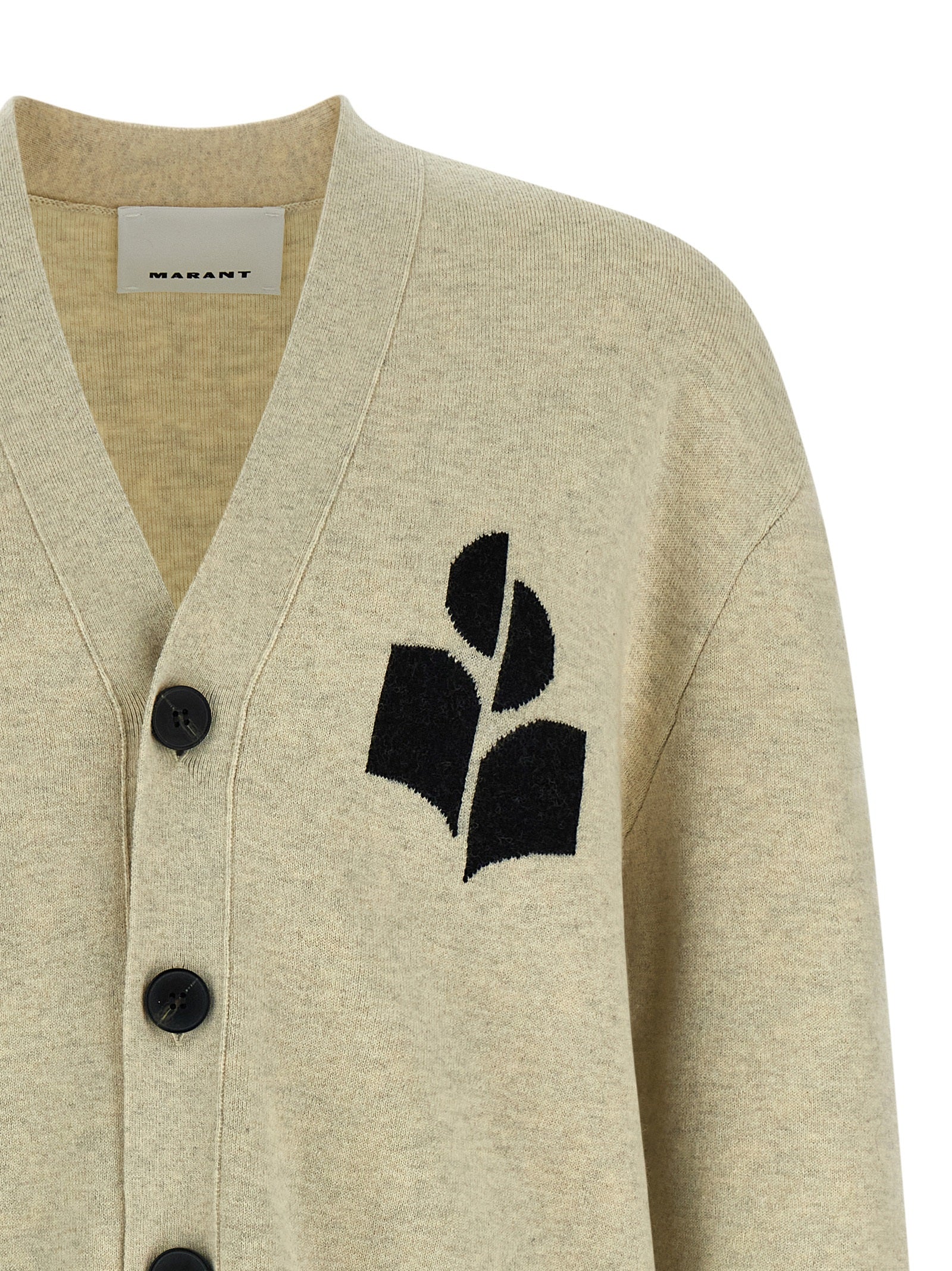 Gray Cotton Cardigan
