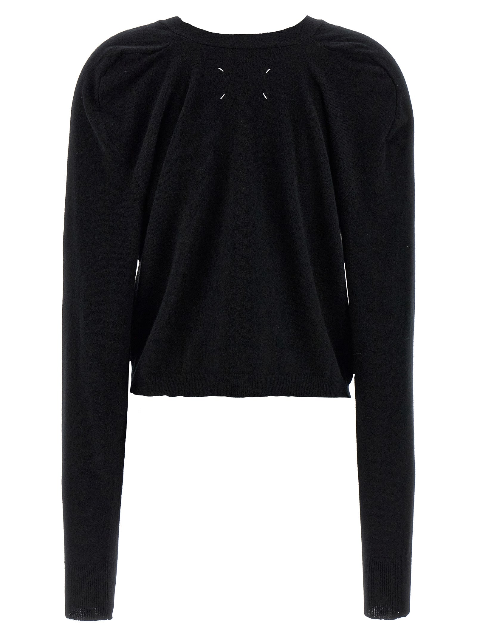 Black Wool Cardigan