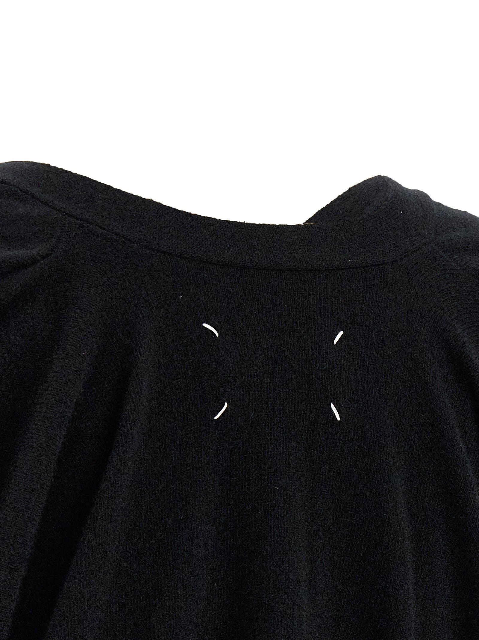 Black Wool Cardigan