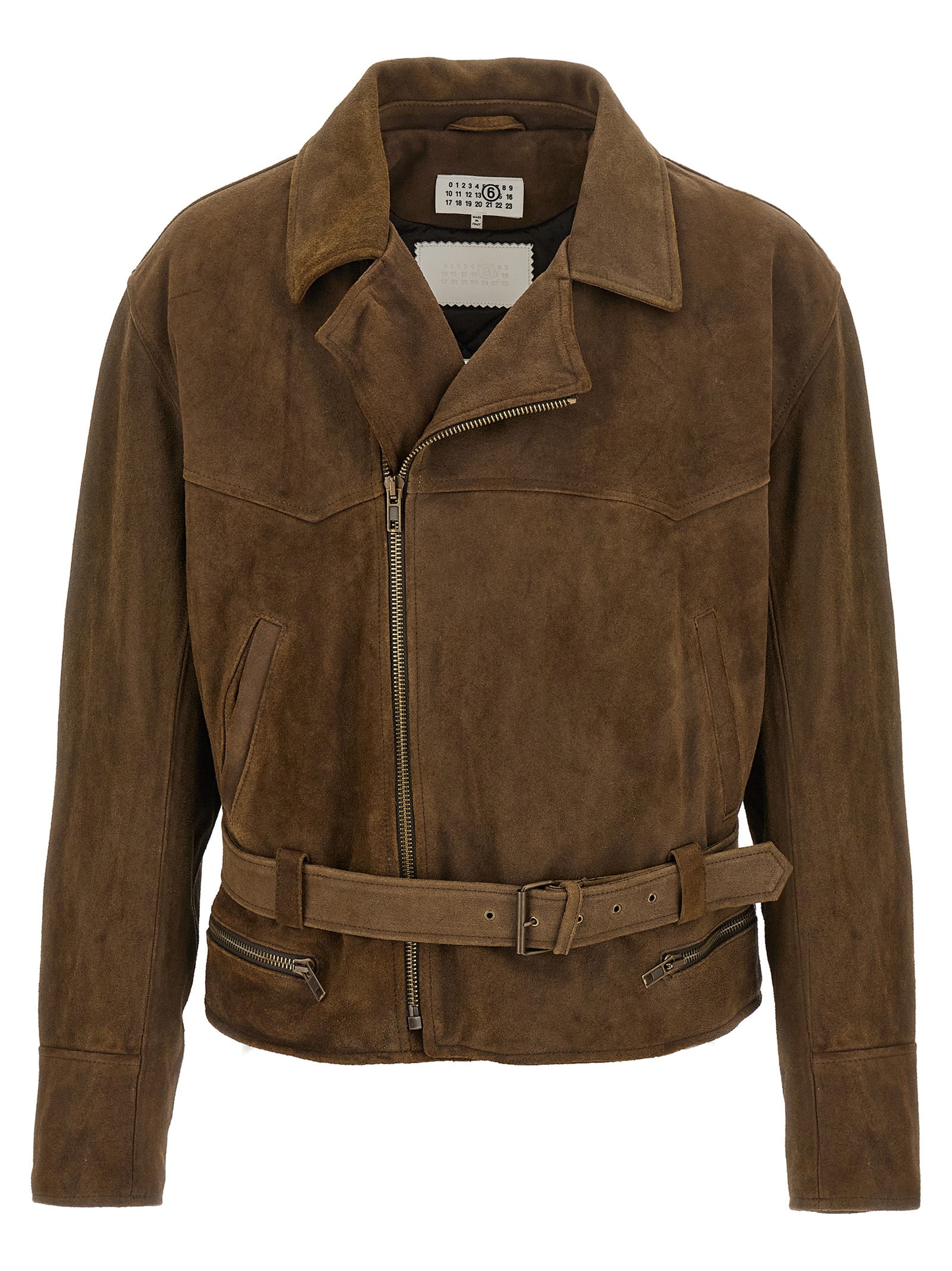 Brown Calfskin Leather Jacket