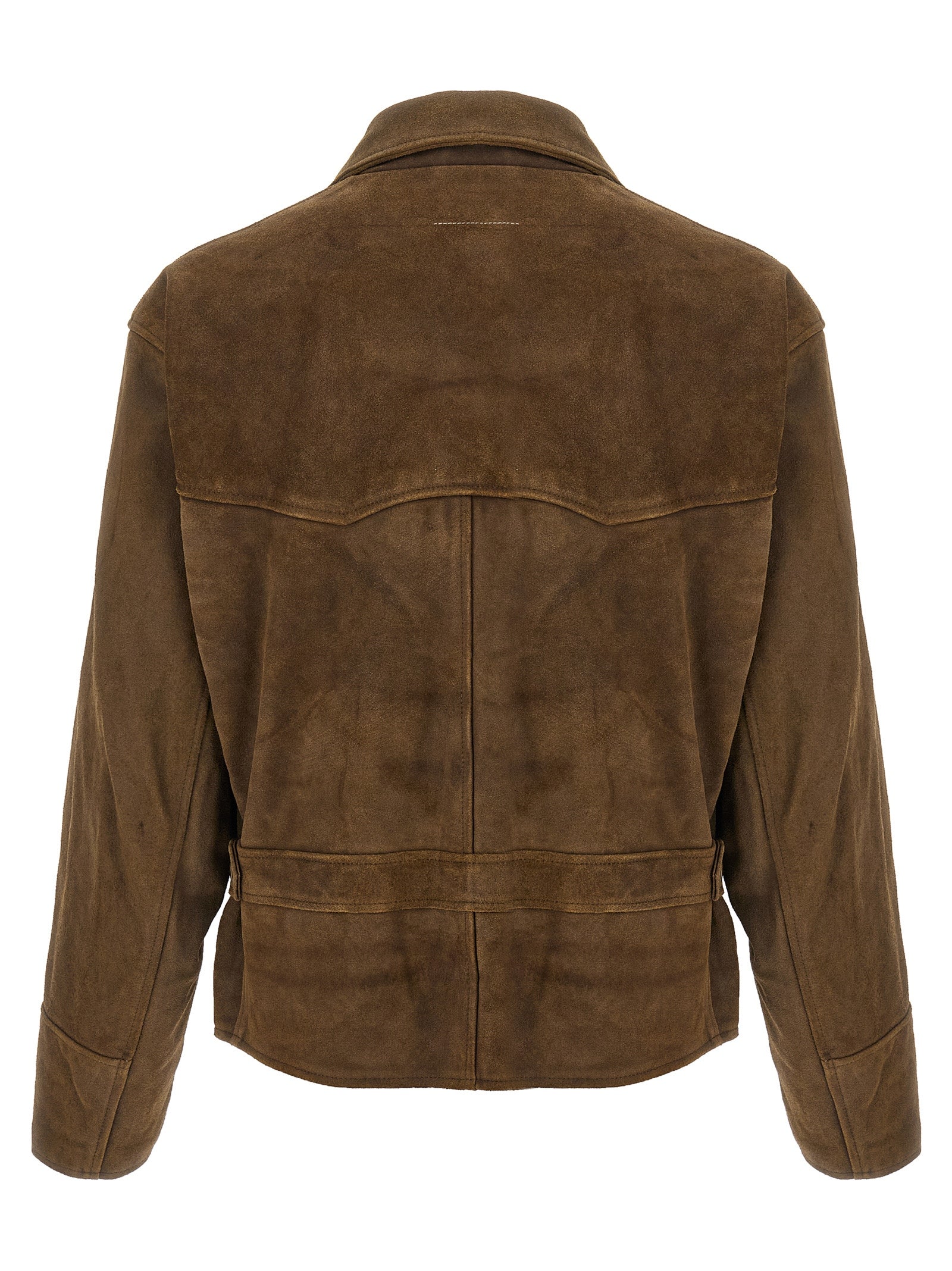Brown Calfskin Leather Jacket