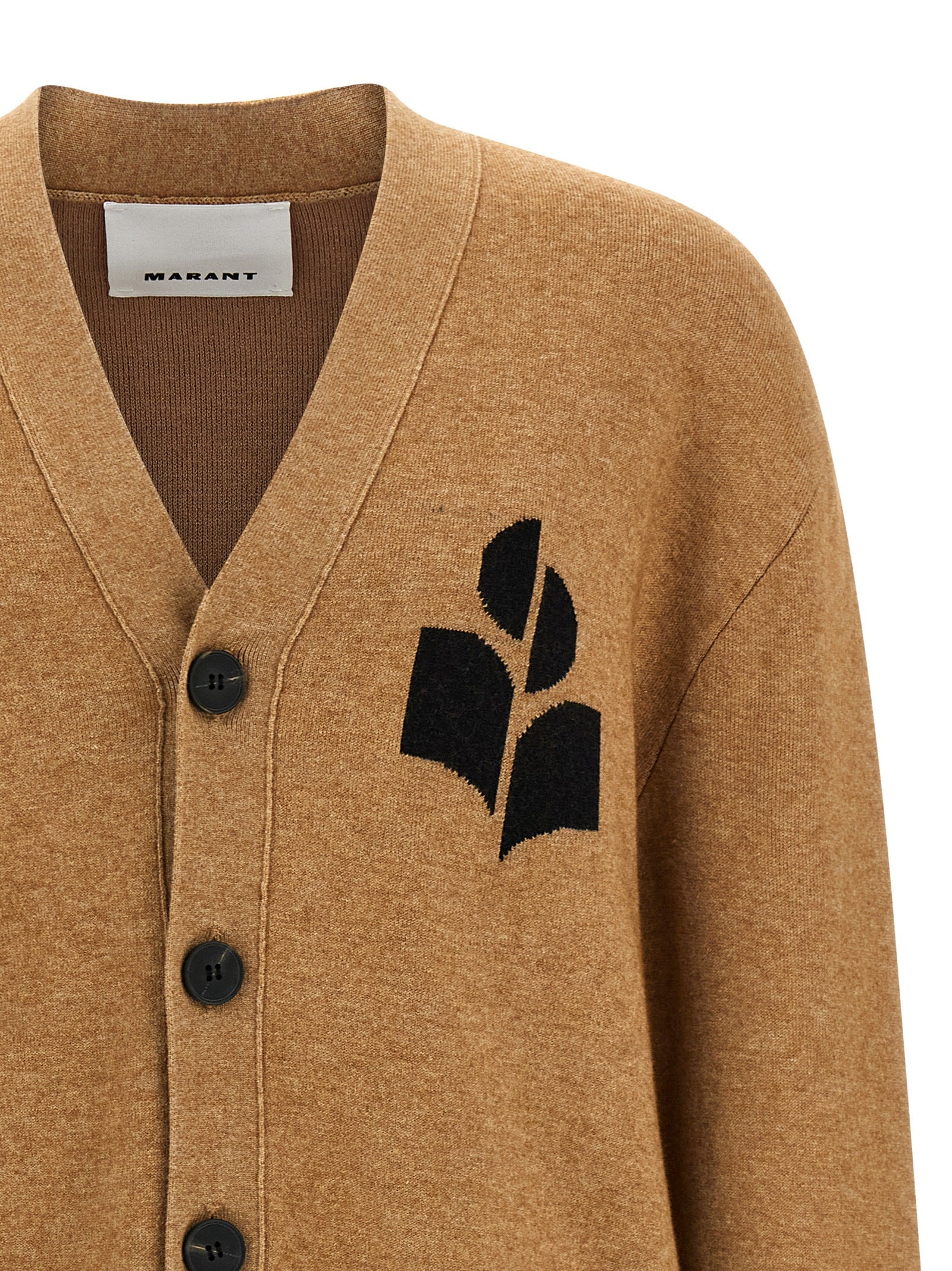 Beige Cotton Cardigan