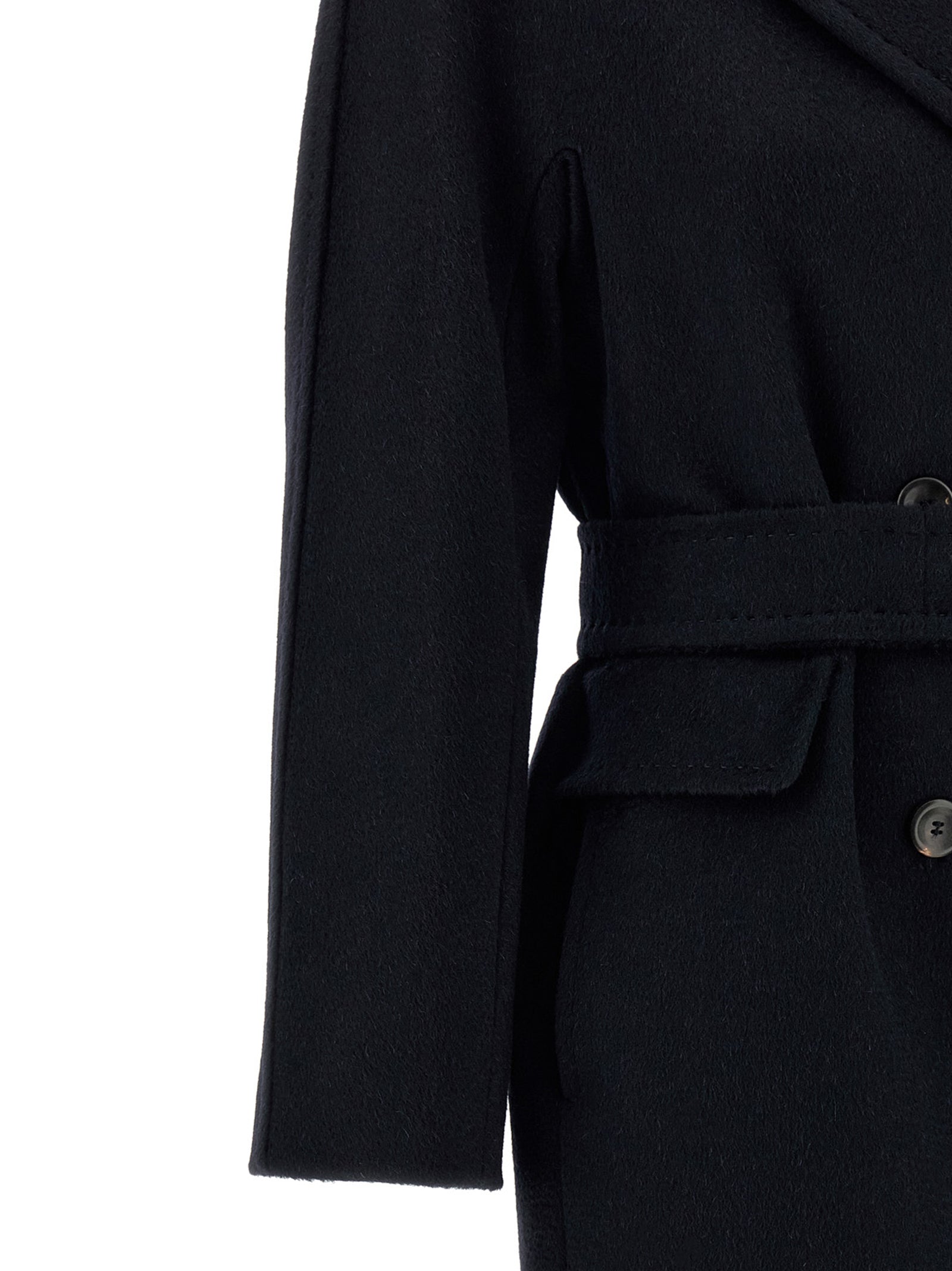 Blue Cashmere Coat