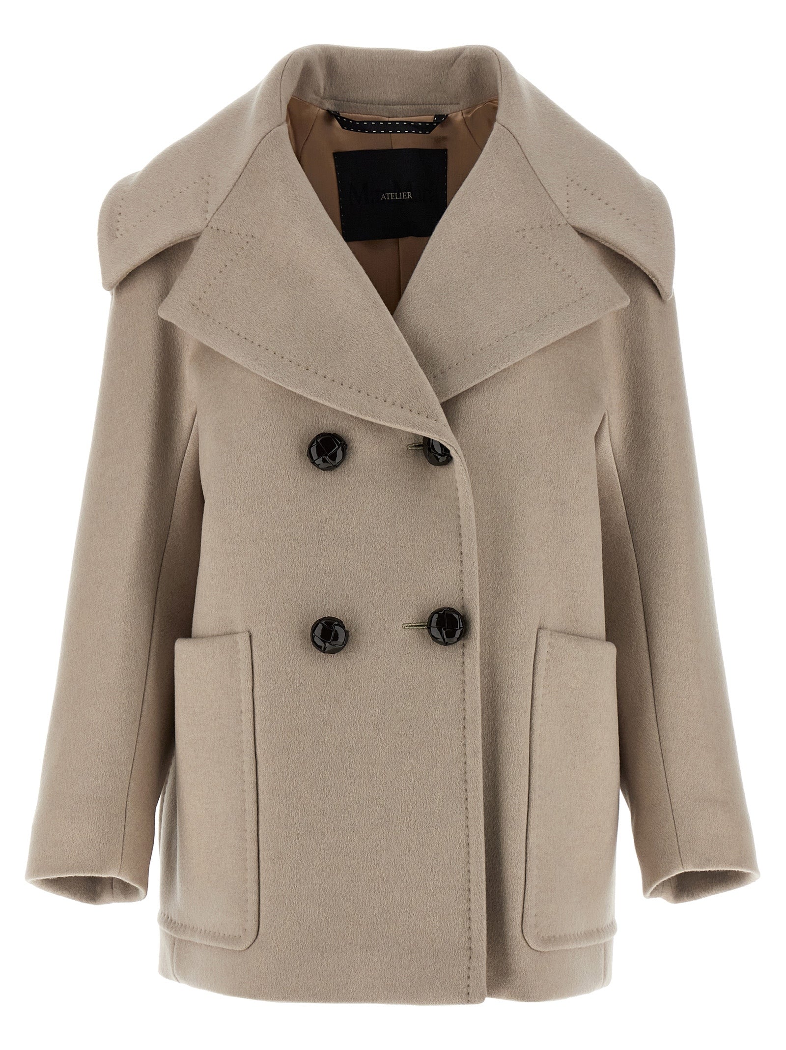 Beige Cashmere Coat
