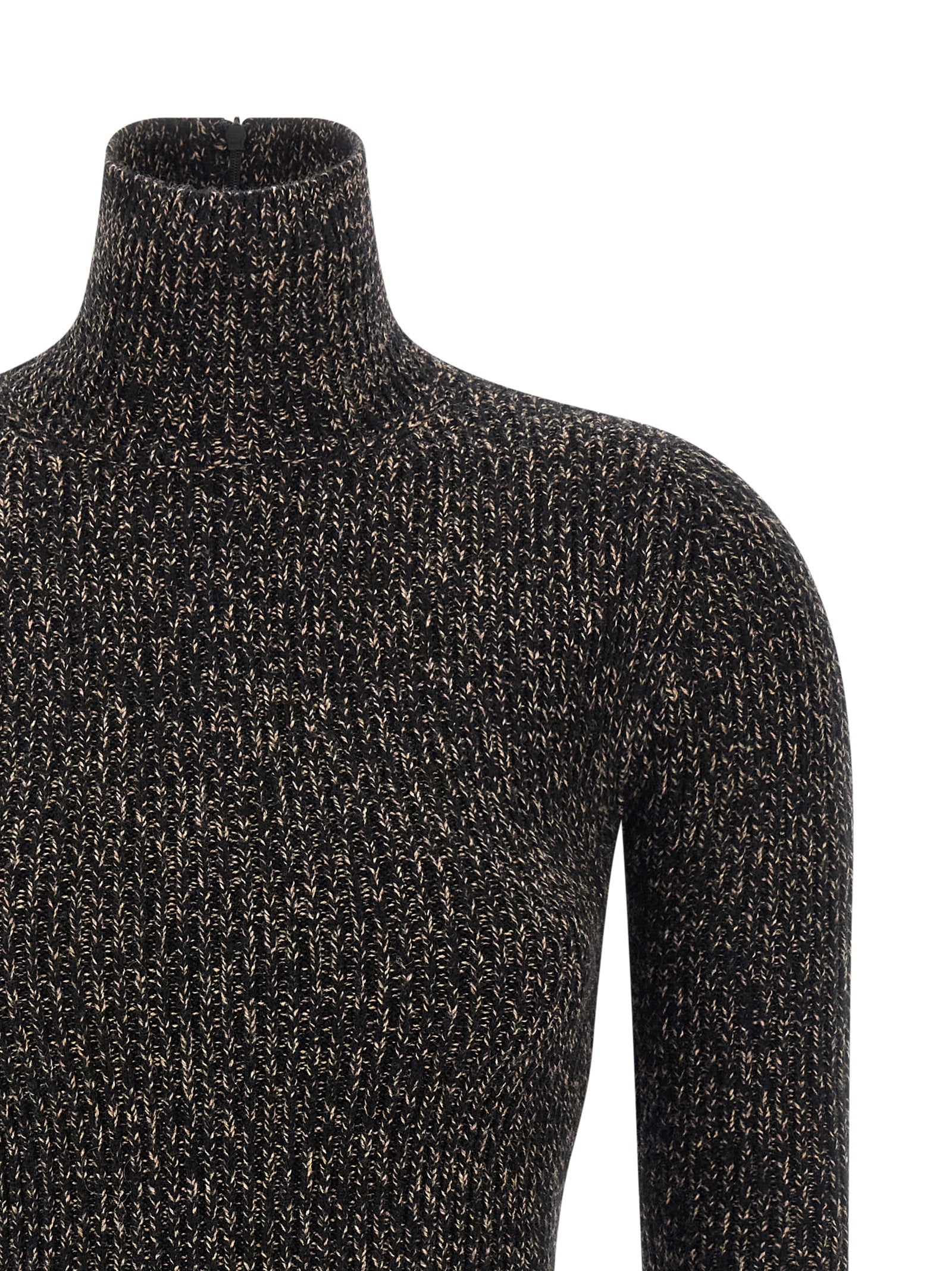 Black Wool Cardigan