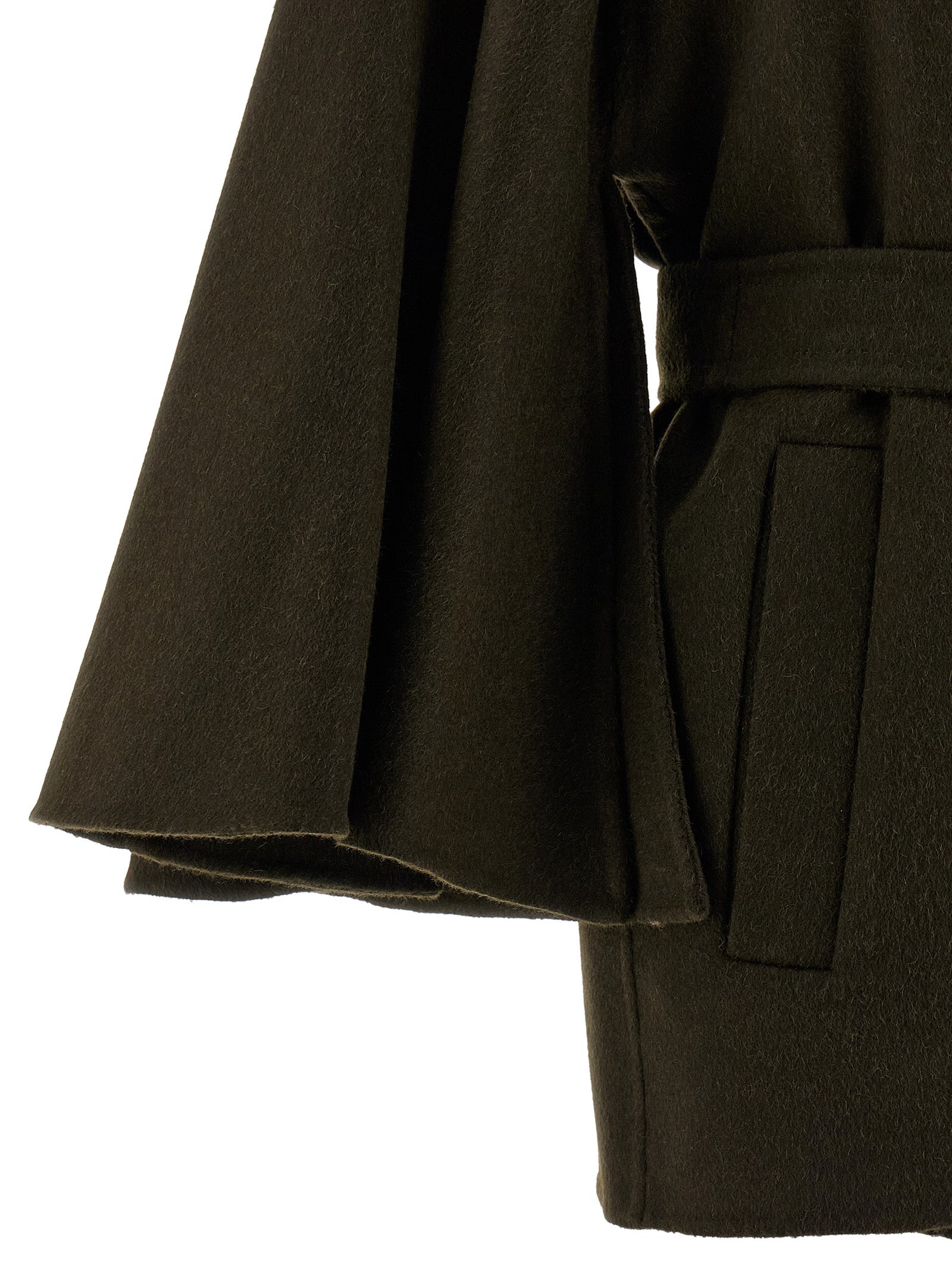 Bicolor Wool Coat