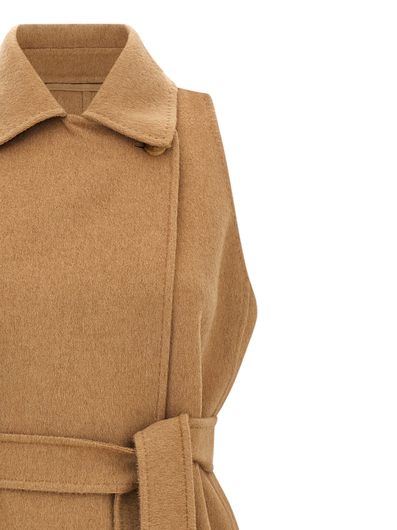 Beige Wool Coat