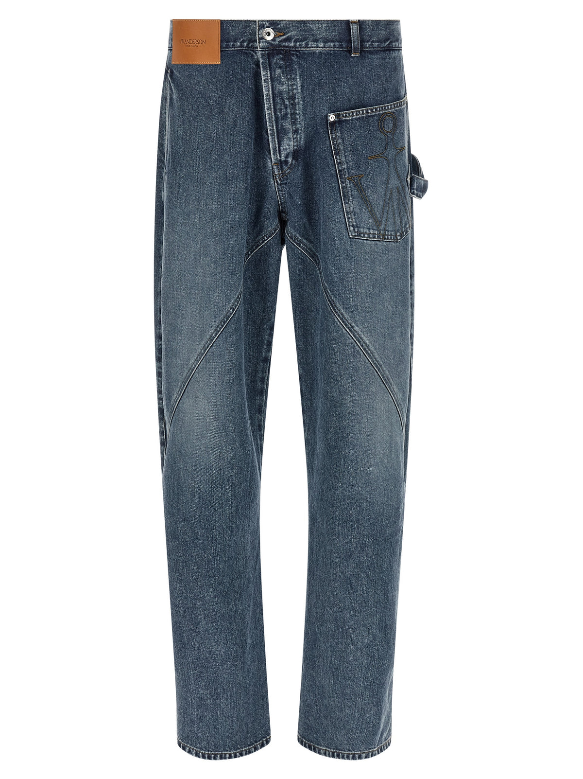Blue Cotton Jeans Denim