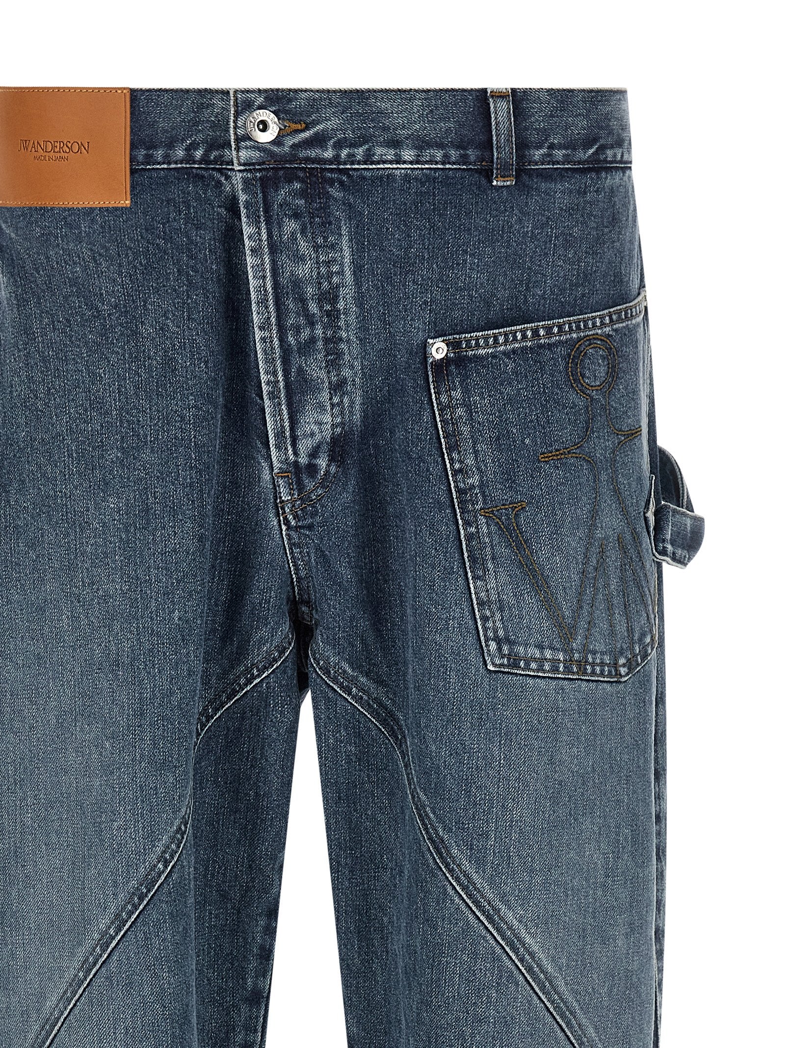 Blue Cotton Jeans Denim