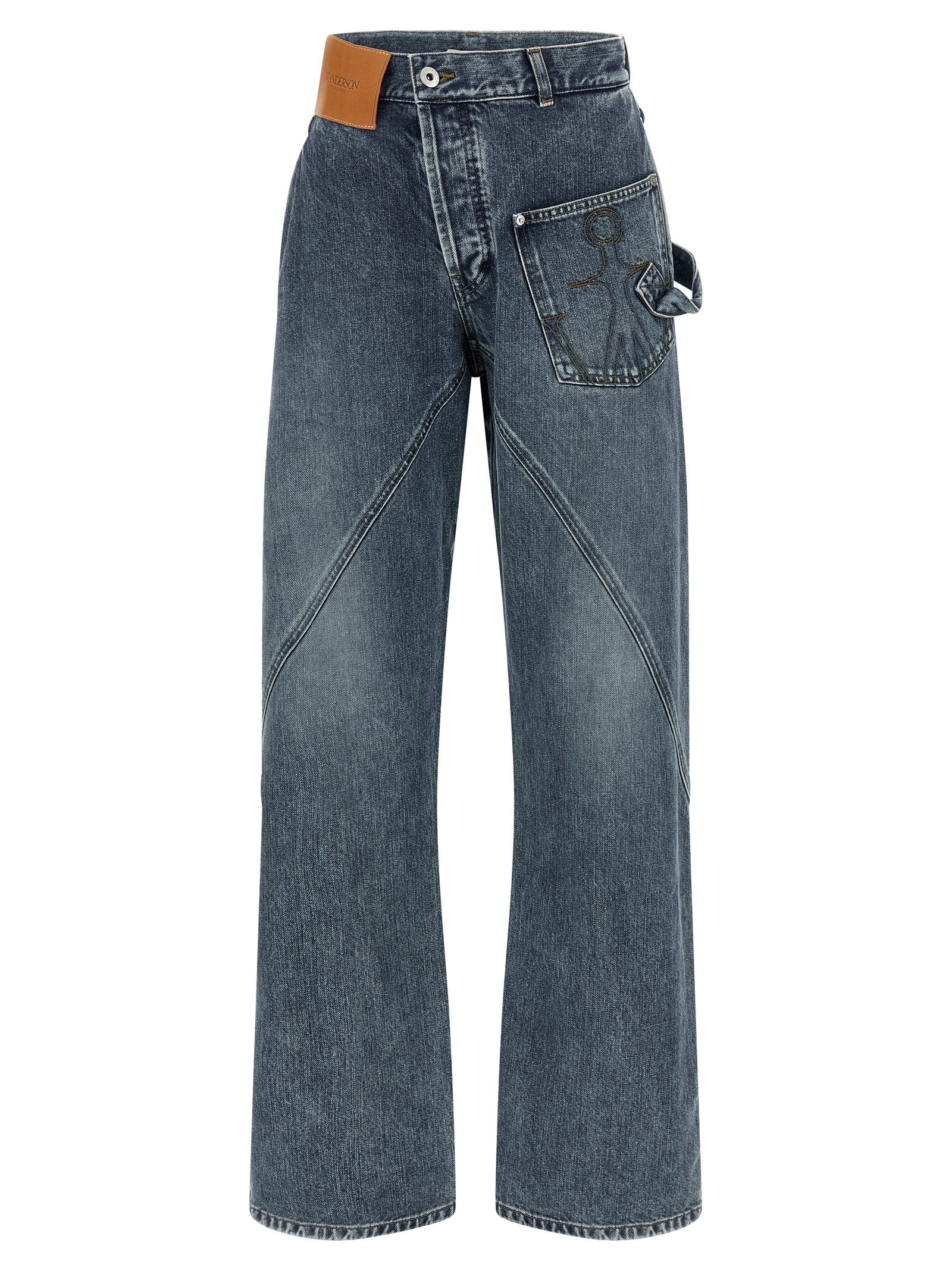 Blue Cotton Jeans Denim