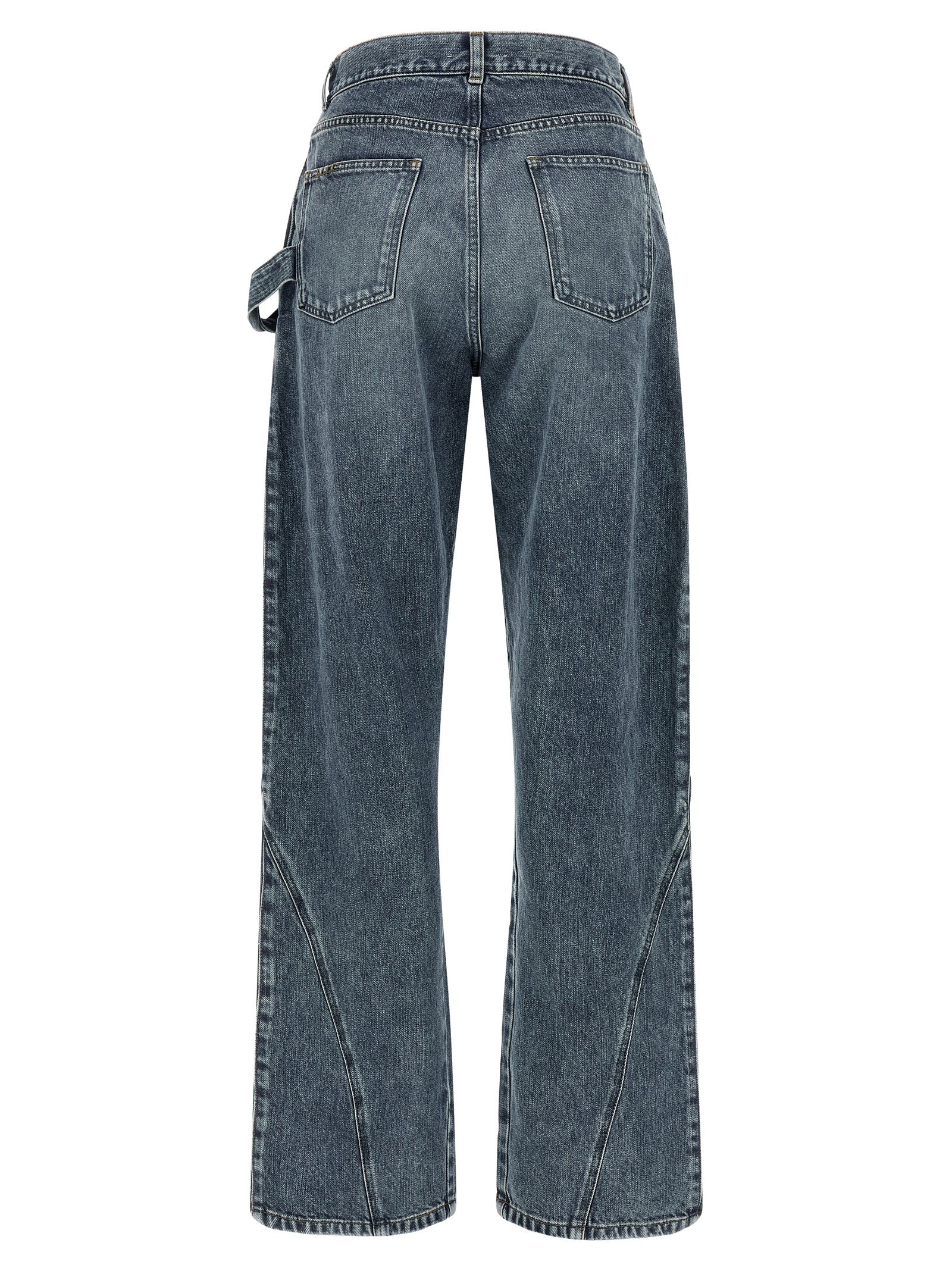Blue Cotton Jeans Denim