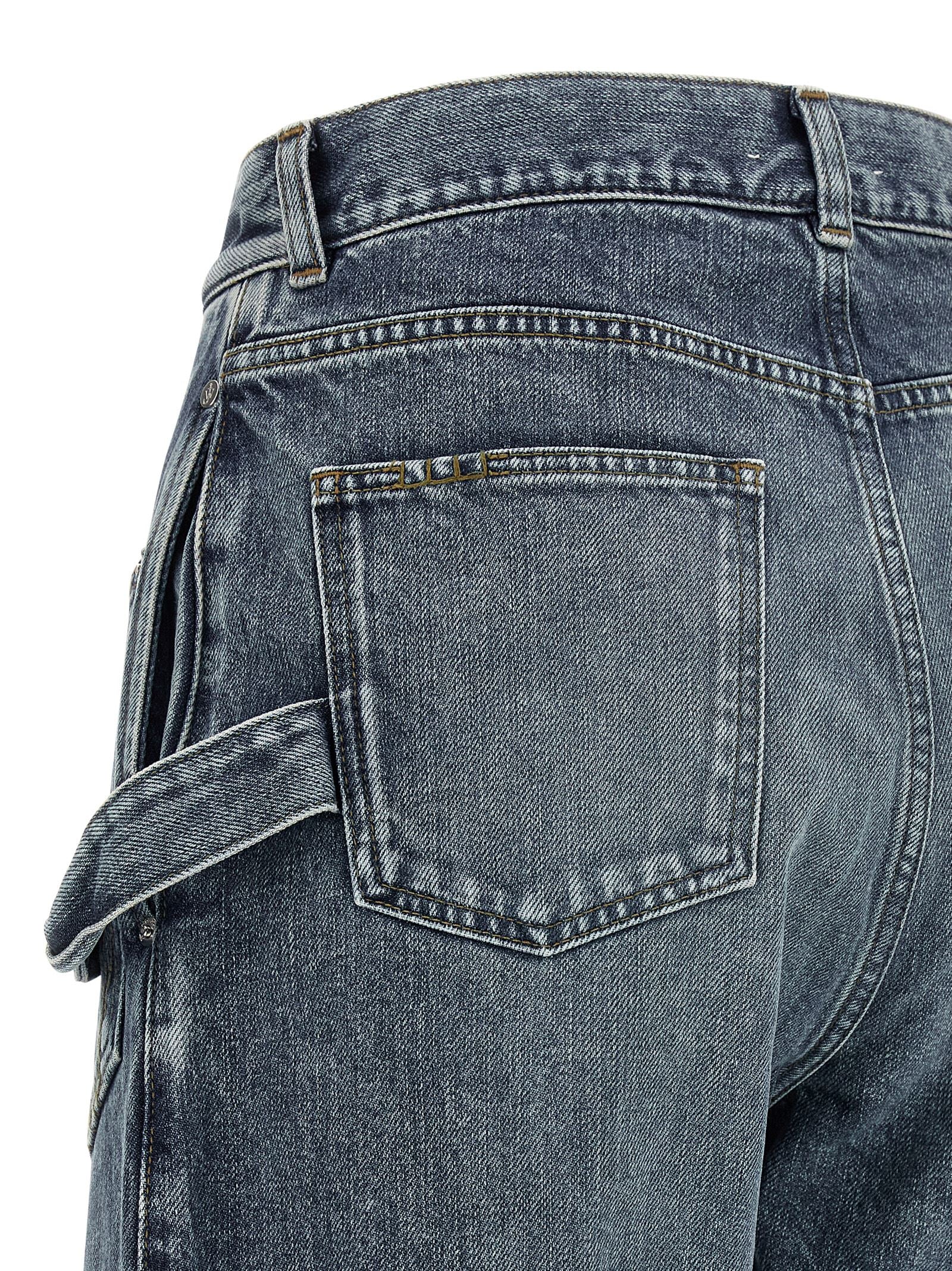 Blue Cotton Jeans Denim