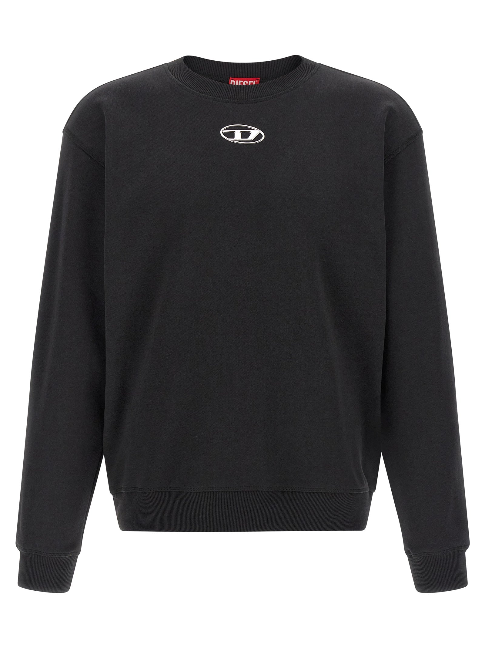 Black Cotton Sweatshirt