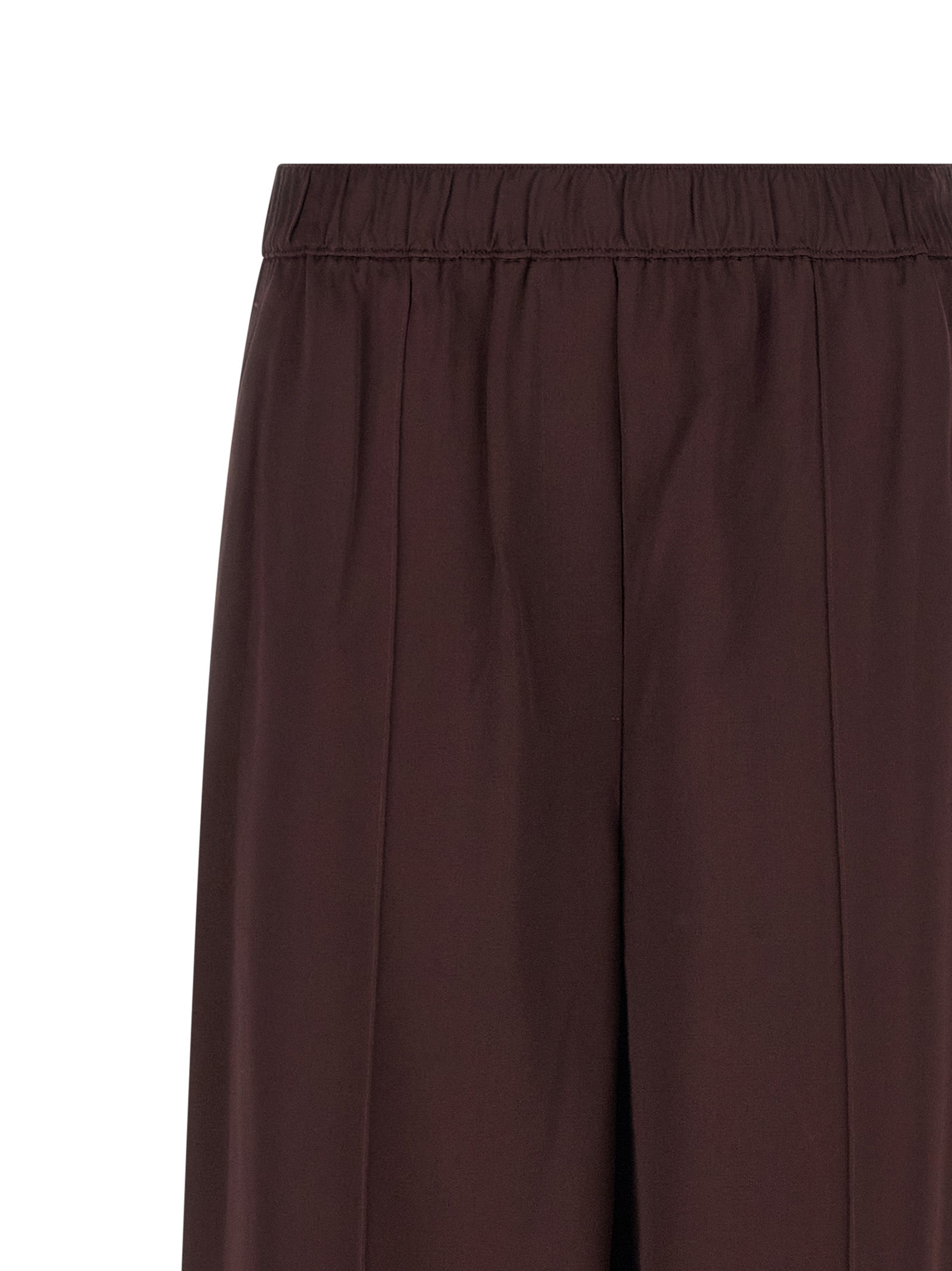 Bordeaux Viscose Casual Pants