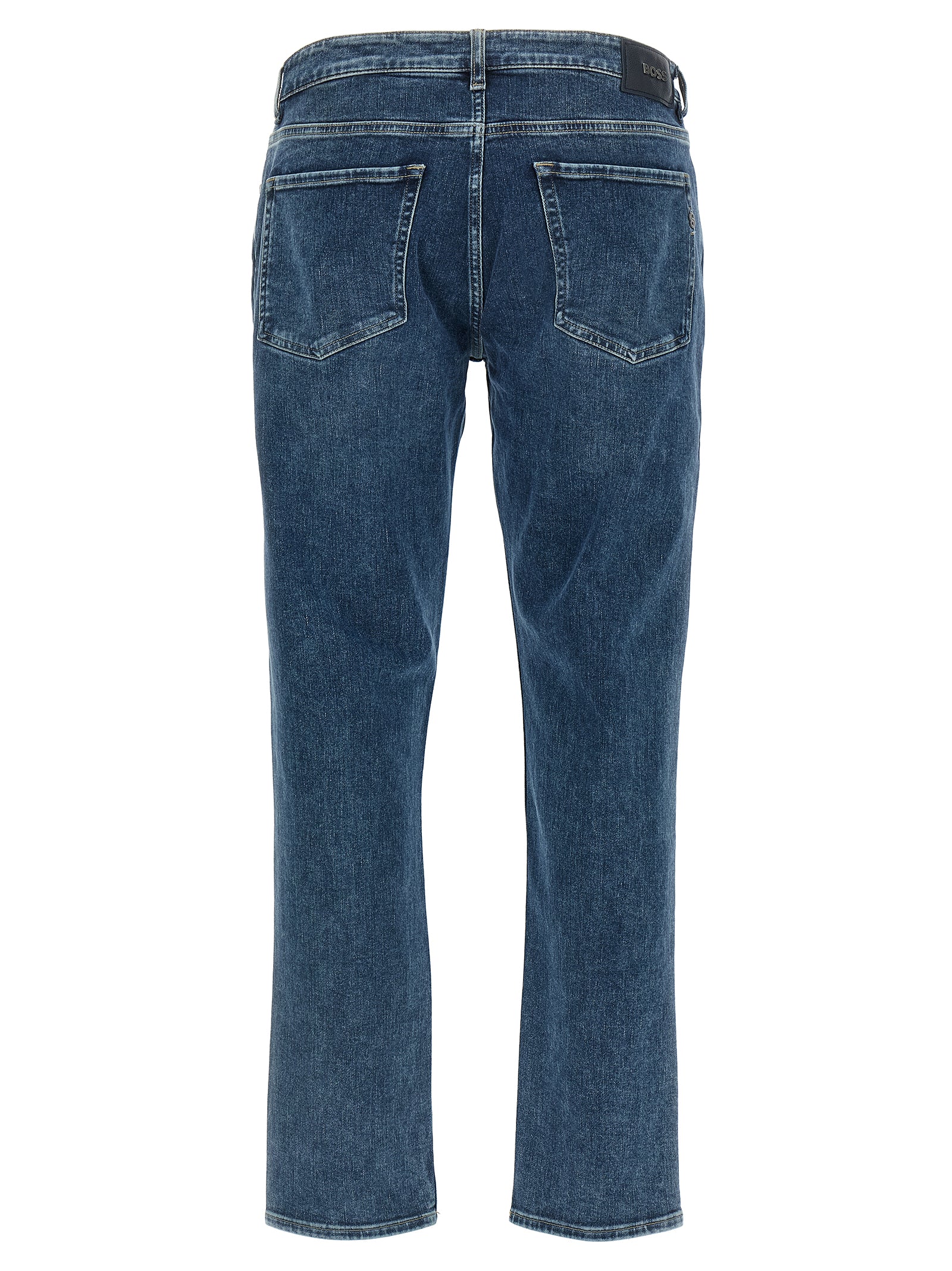 Blue Cotton Skinny Jeans