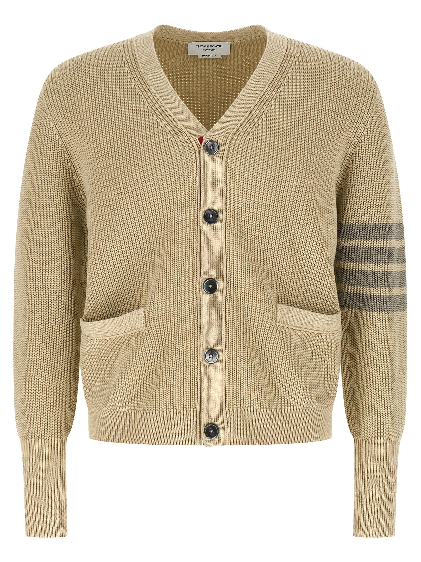 Beige Cotton Cardigan
