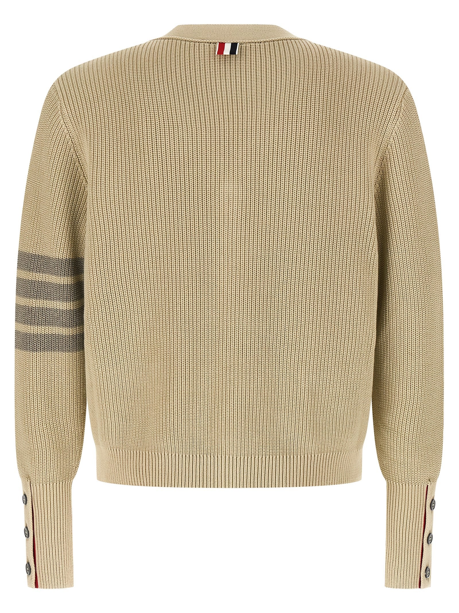 Beige Cotton Cardigan