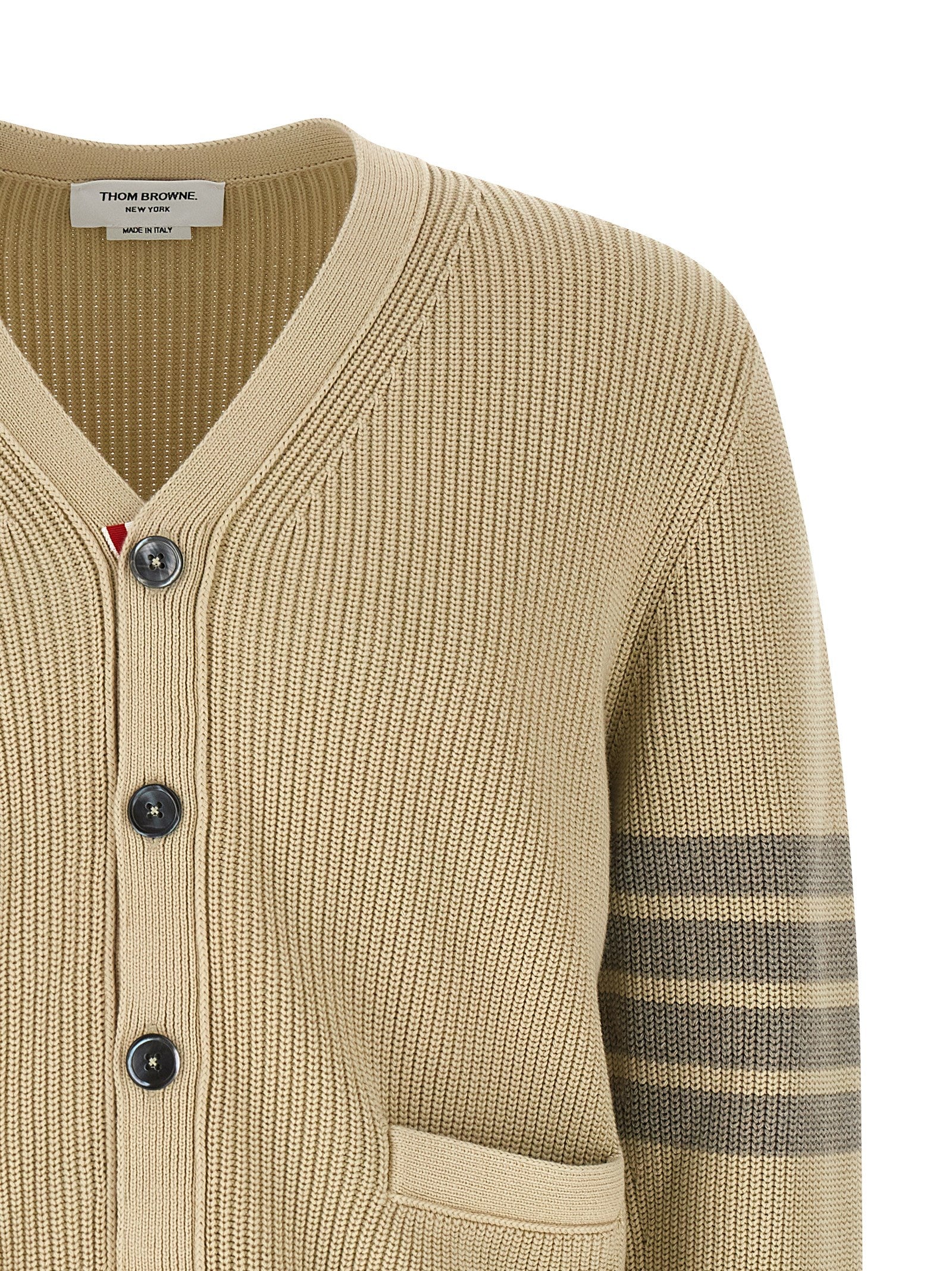 Beige Cotton Cardigan