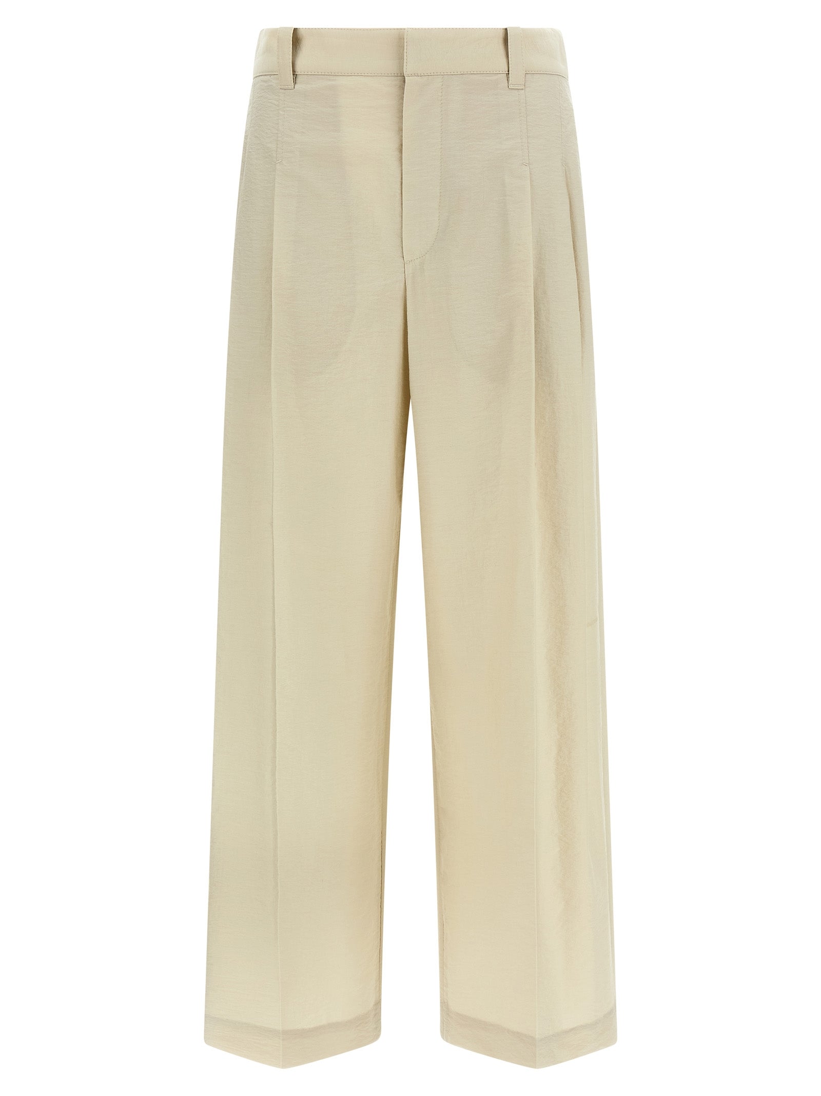 White Cotton Dress Pants