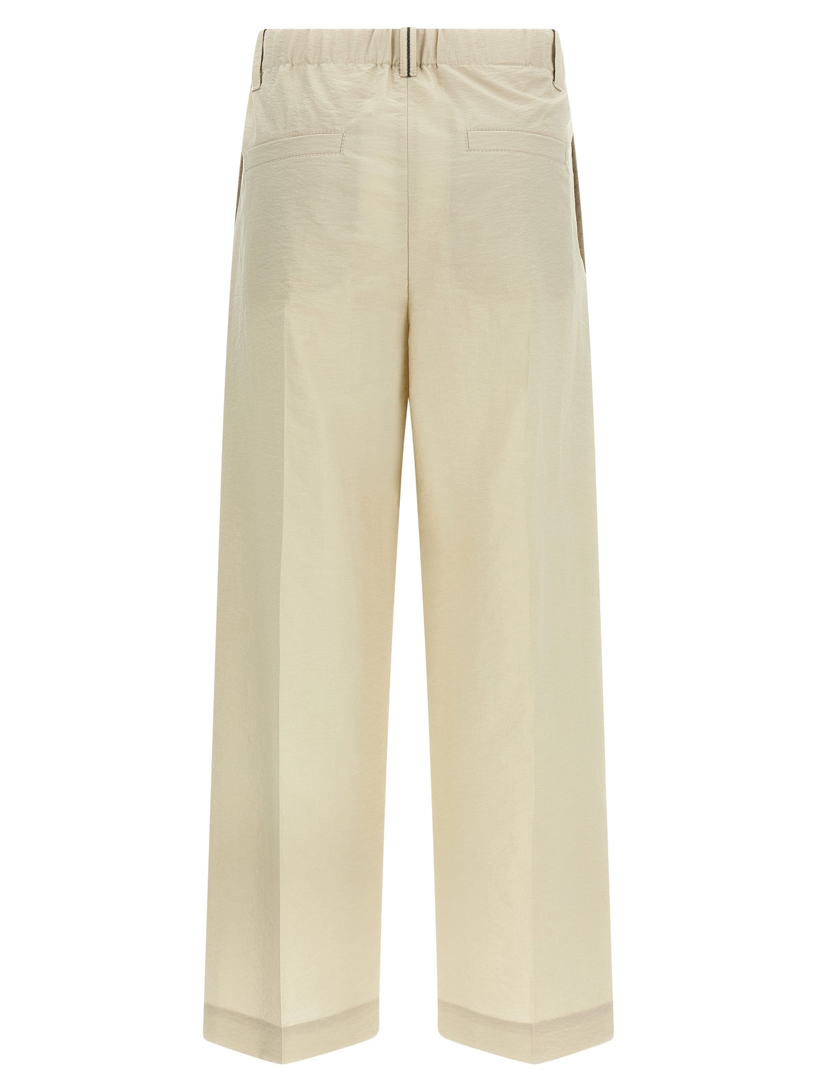 White Cotton Dress Pants
