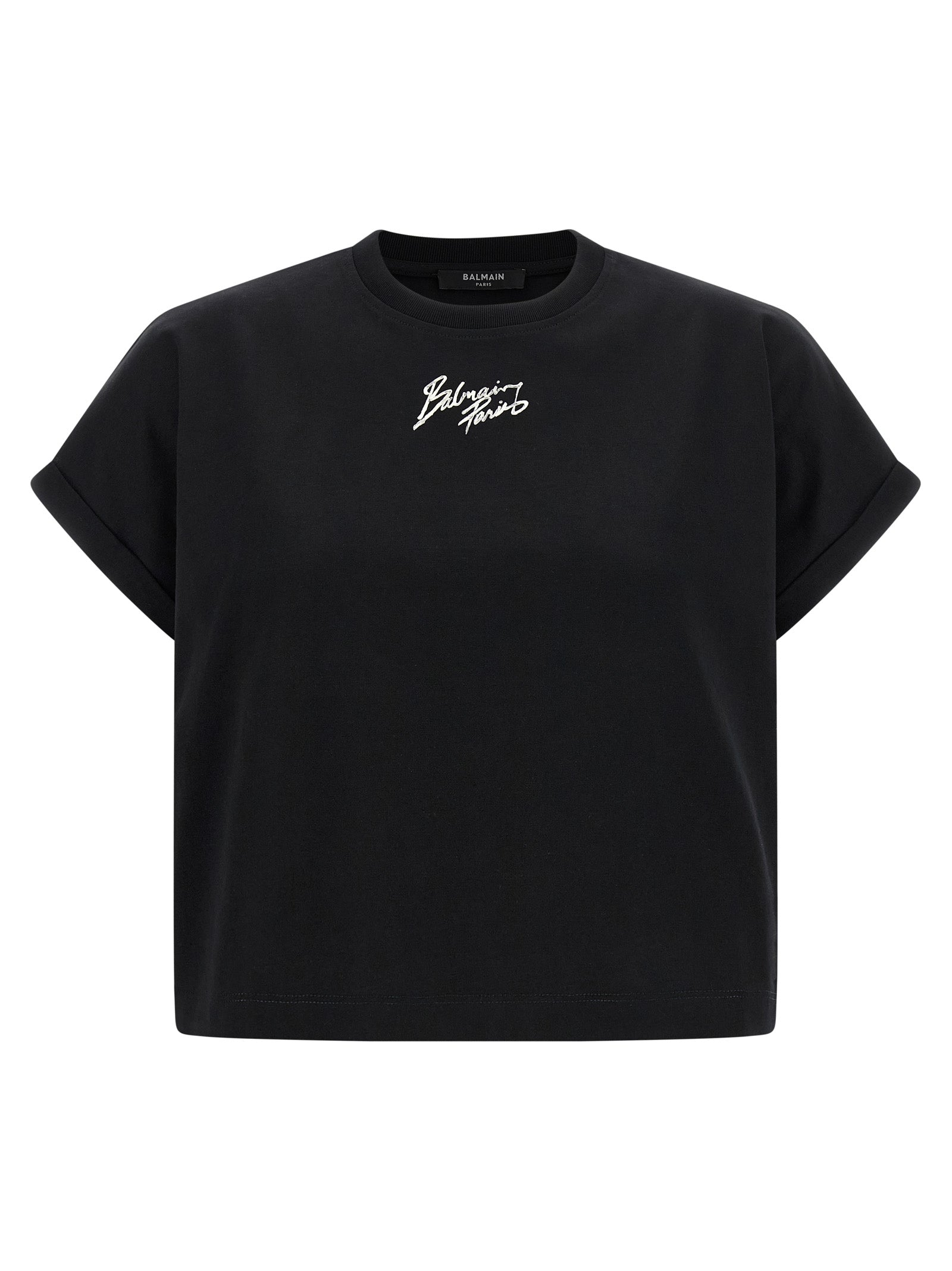 Black Cotton T-Shirt