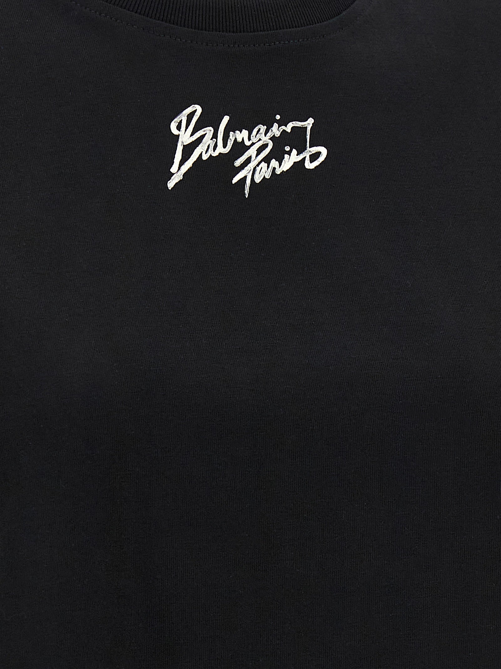 Black Cotton T-Shirt