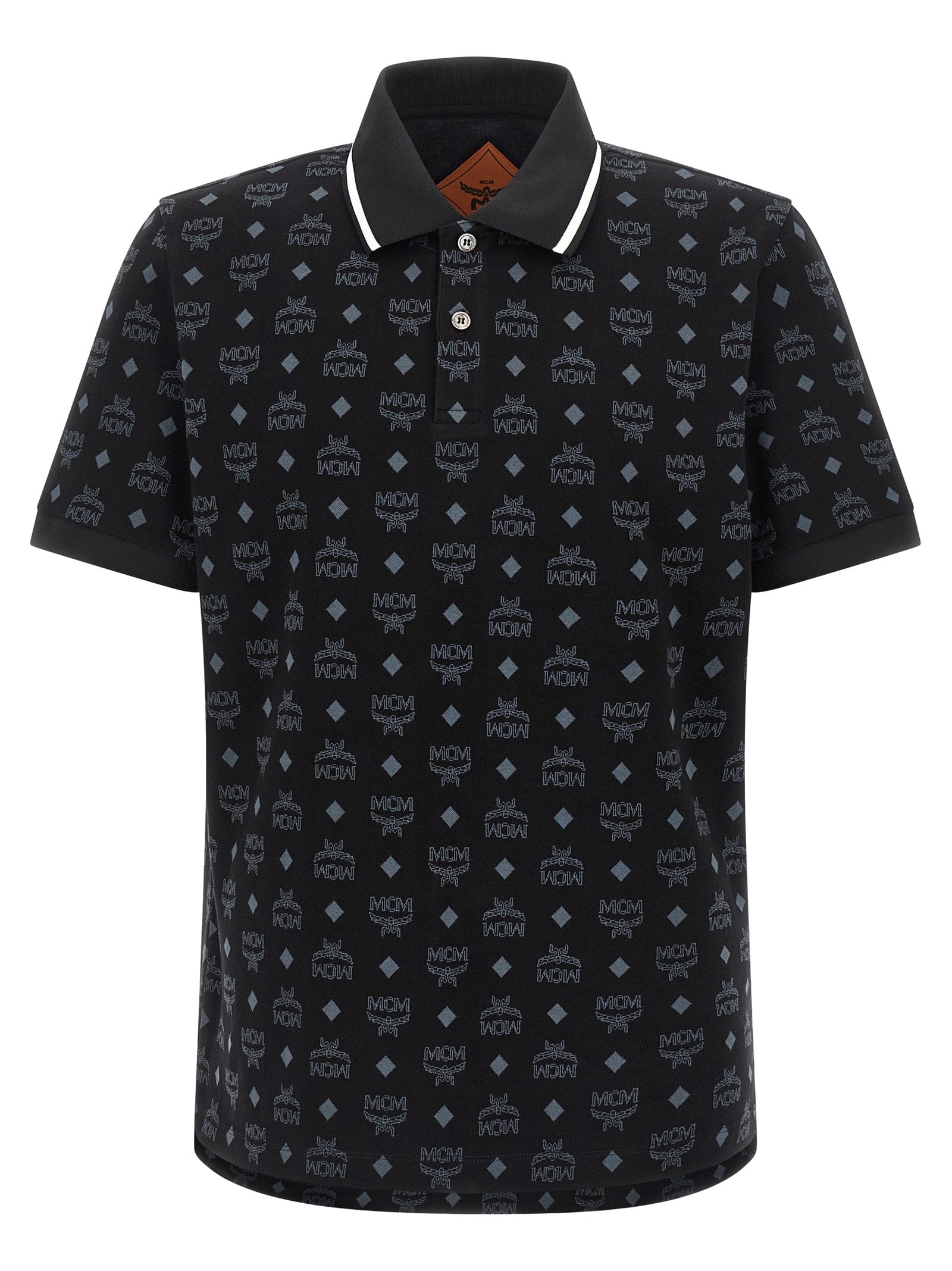 Black Cotton Polo Shirt
