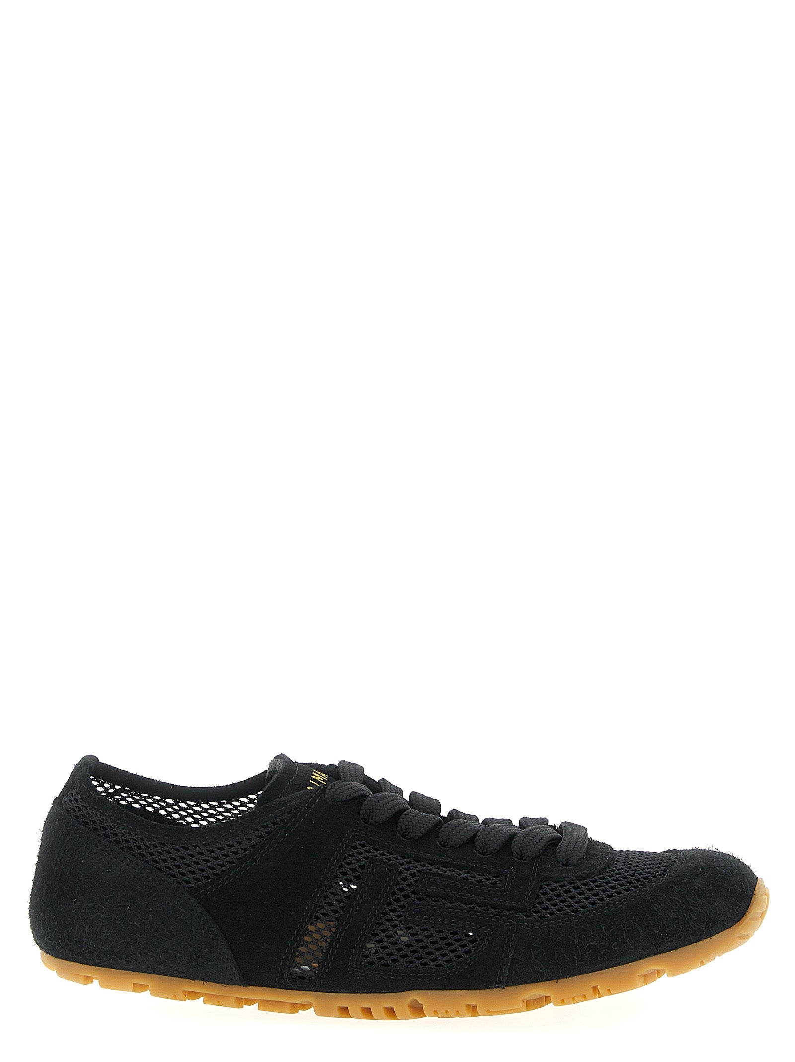 Black Calfskin Athletic Sneakers