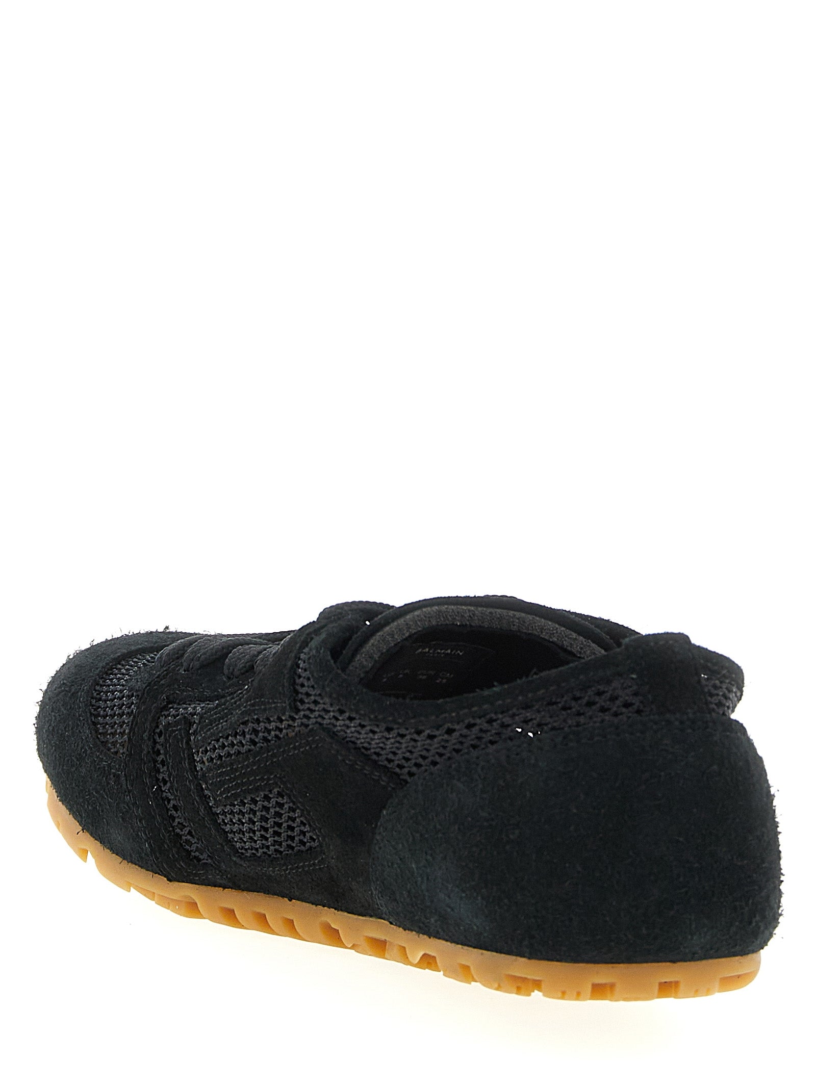 Black Calfskin Athletic Sneakers