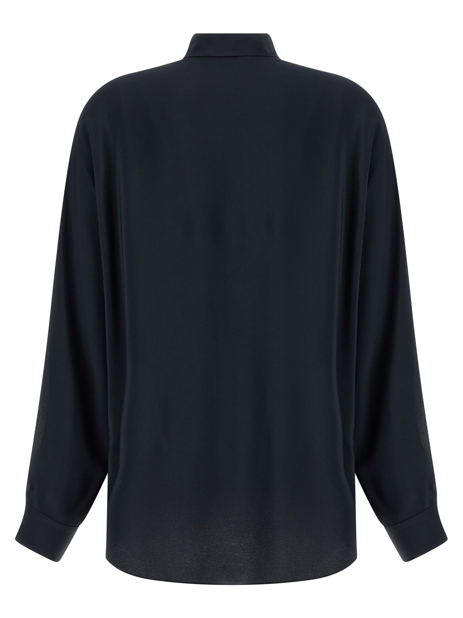 Blue Acetate Blouse