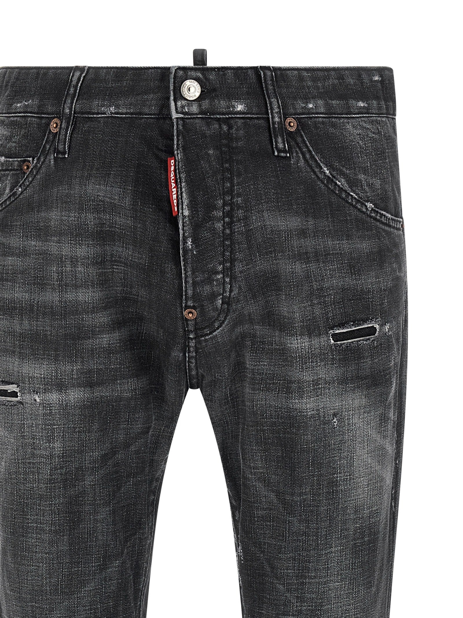 Black Cotton Jeans Denim