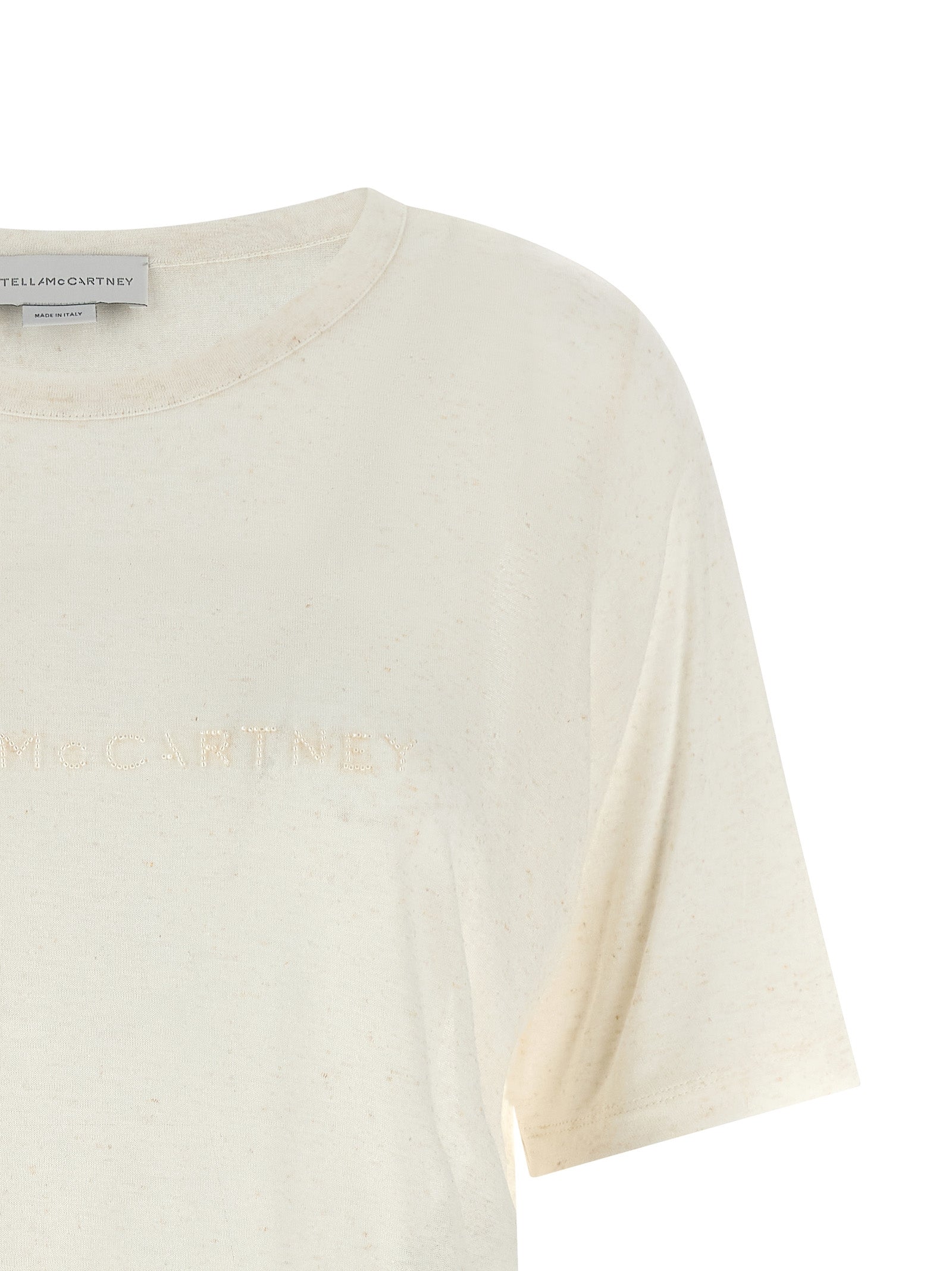 White Viscose T-Shirt