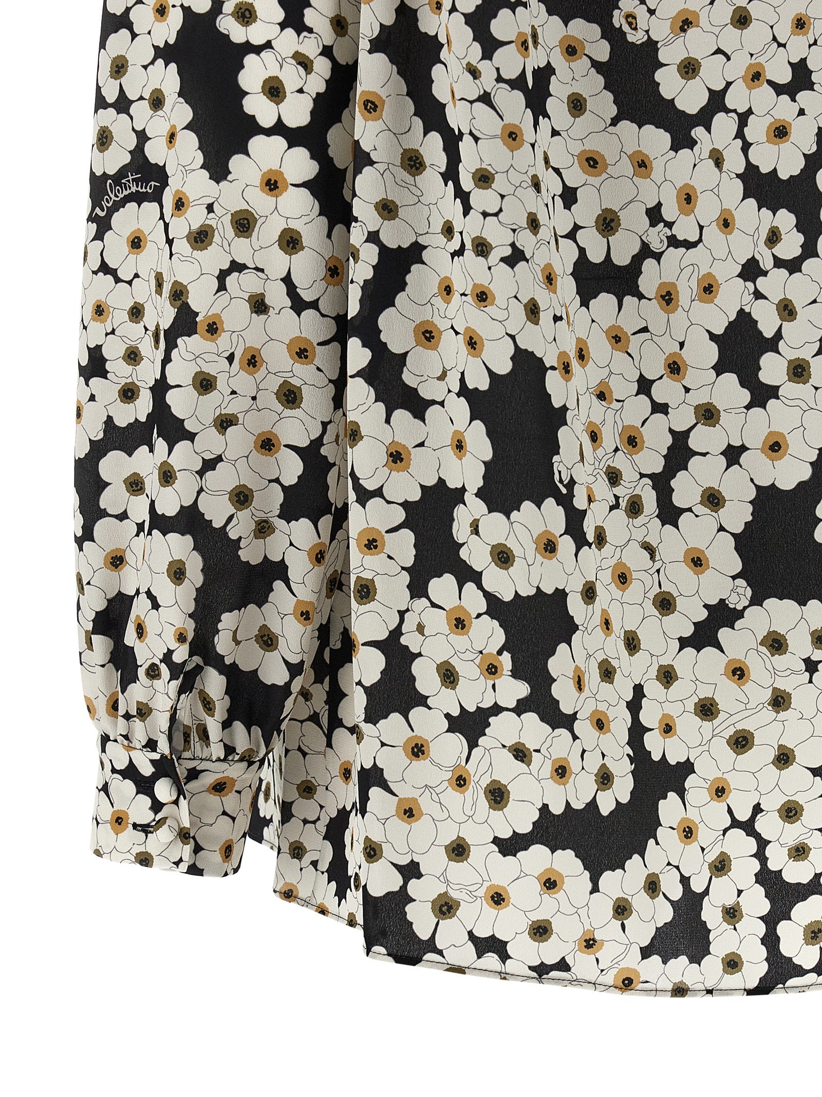 Bicolor Silk Blouse