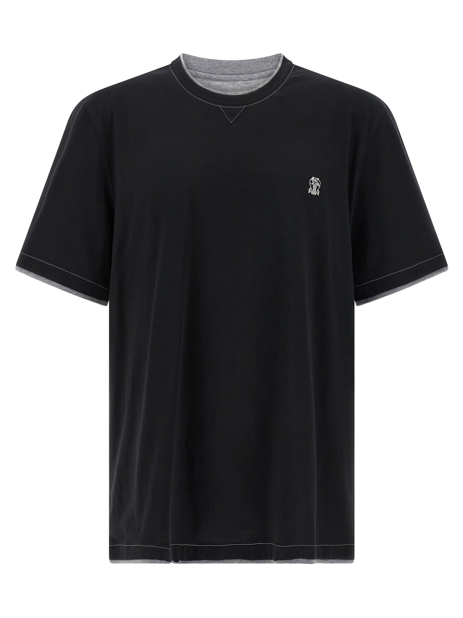 Black Cotton T-Shirt