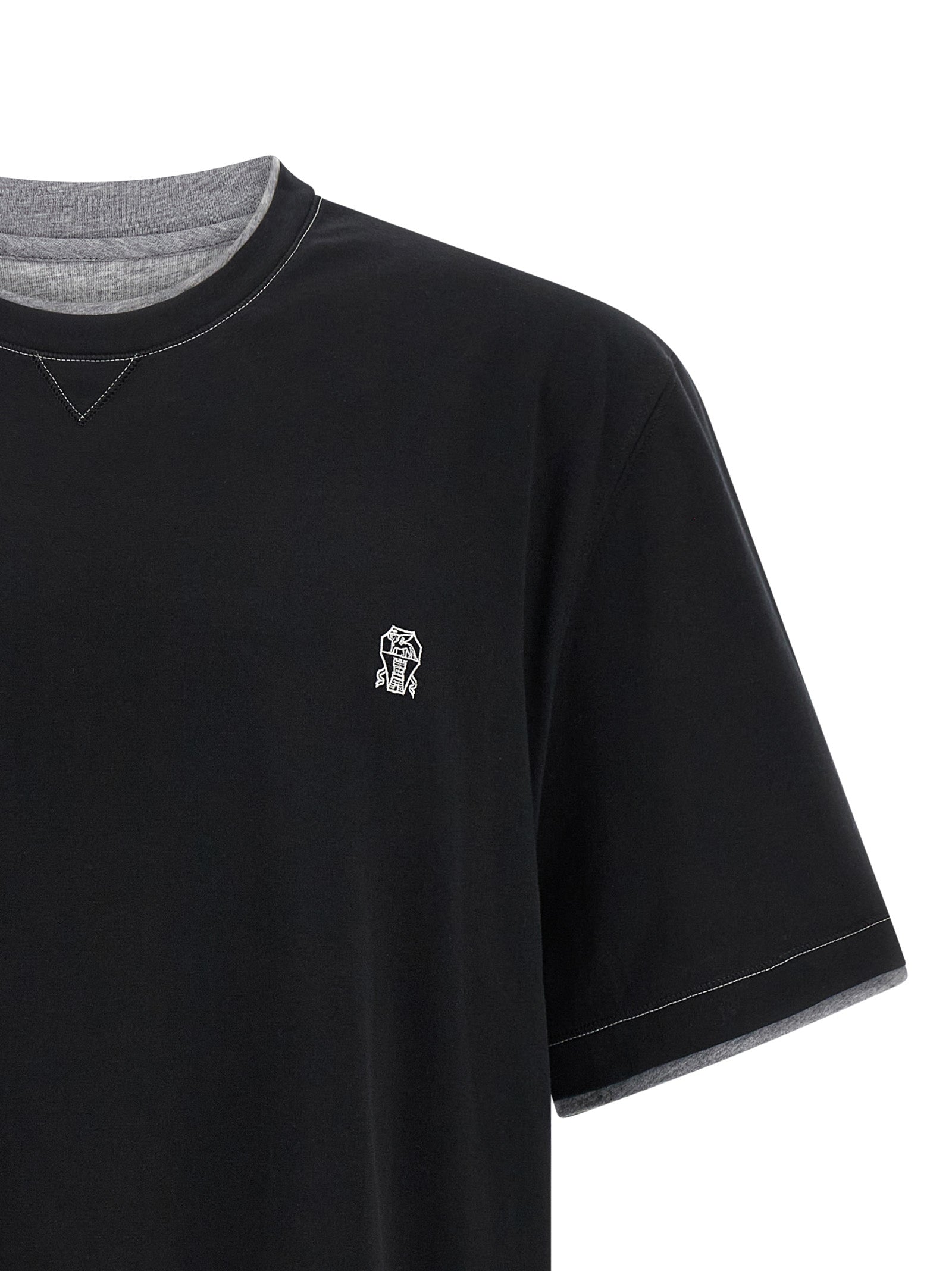 Black Cotton T-Shirt