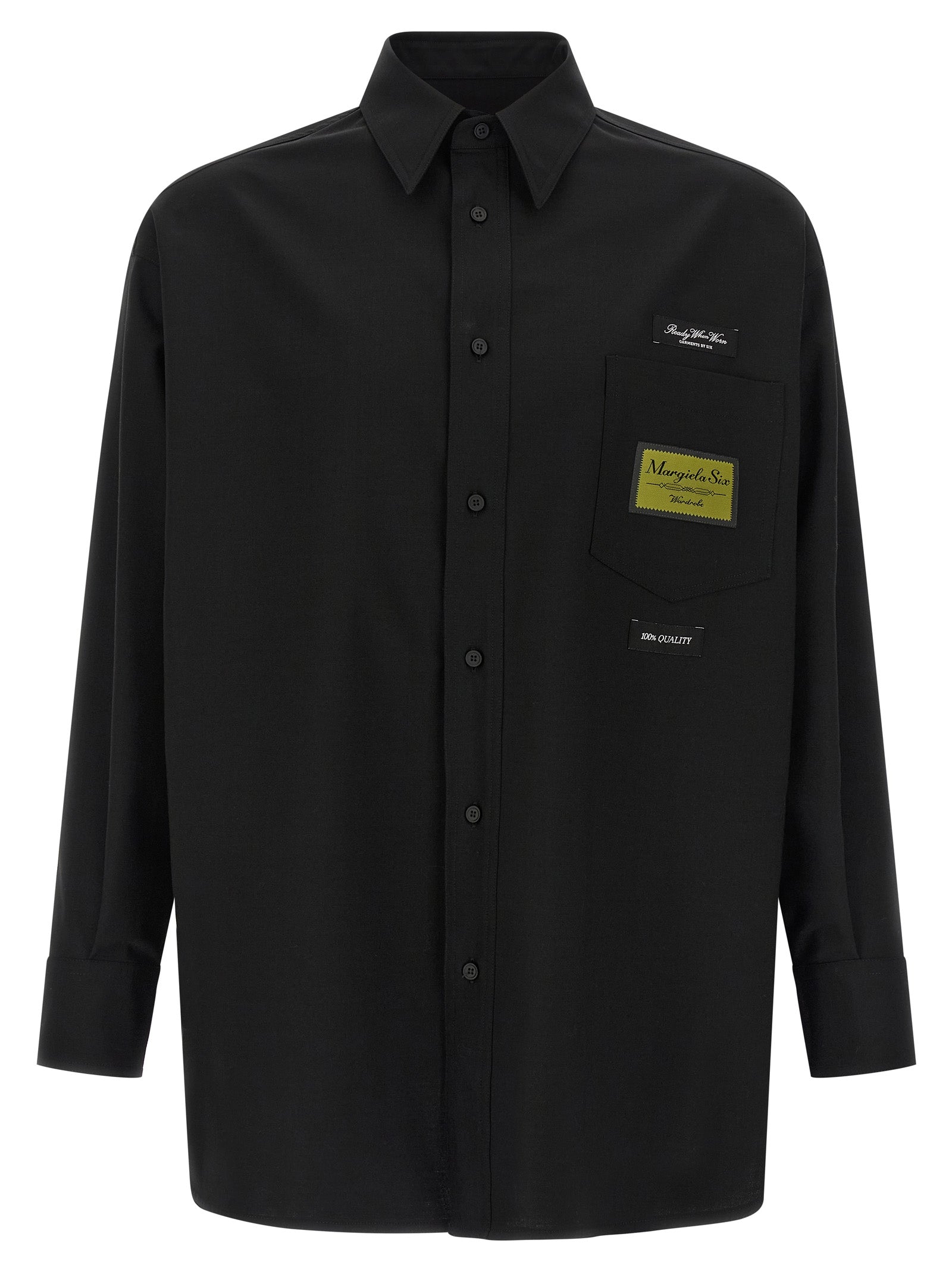 Black Polyester Blouse