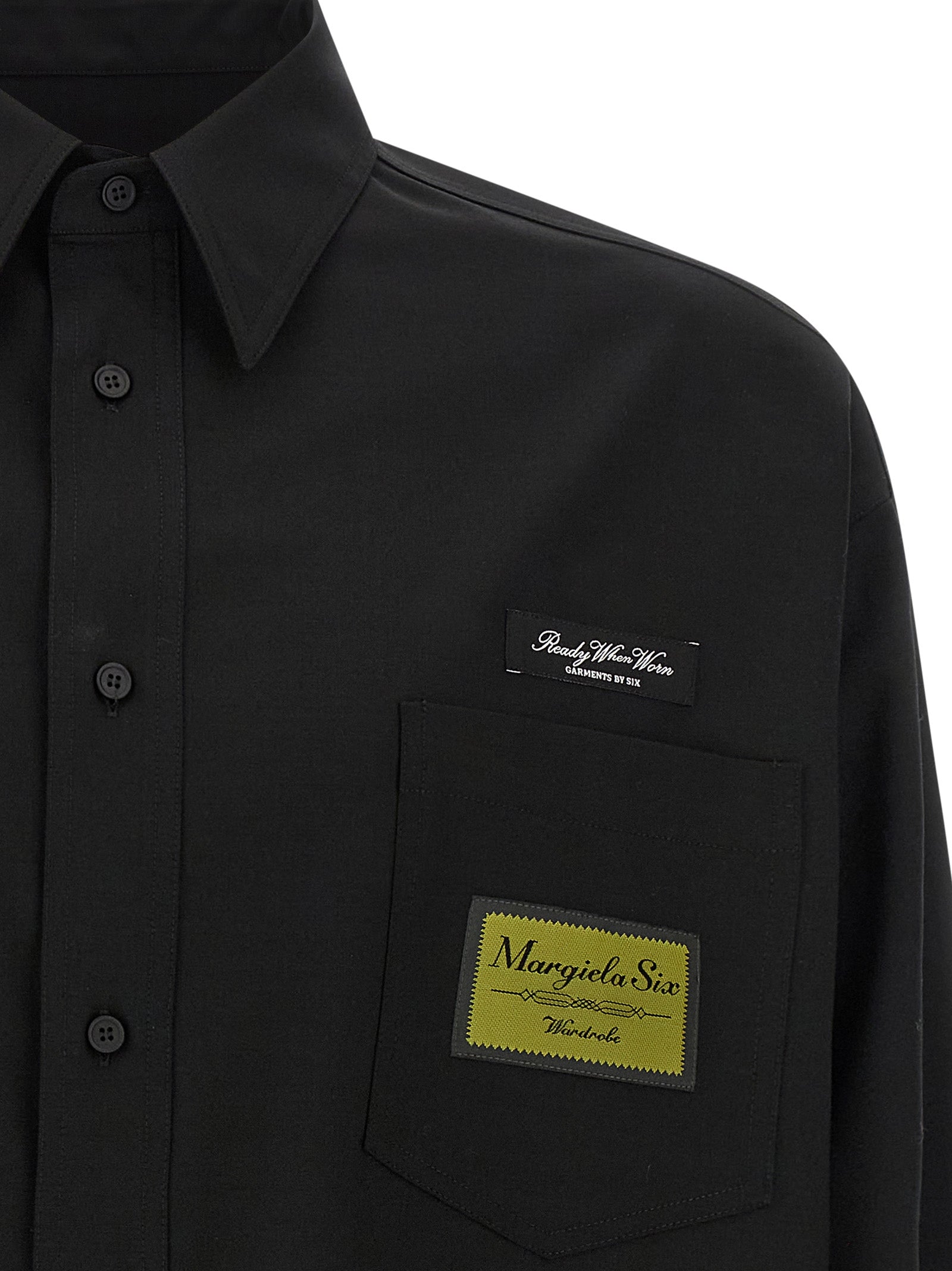 Black Polyester Blouse