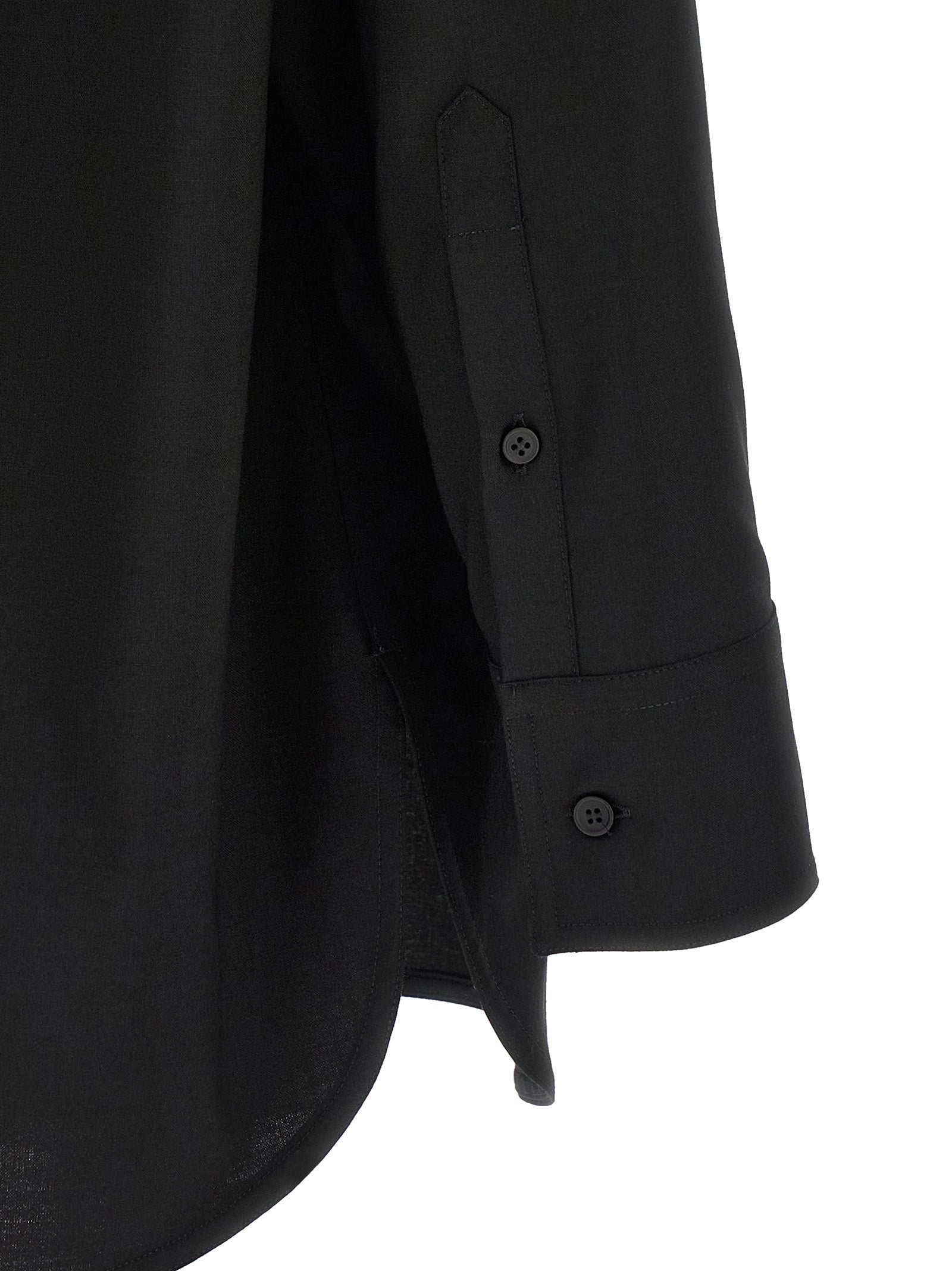 Black Polyester Blouse