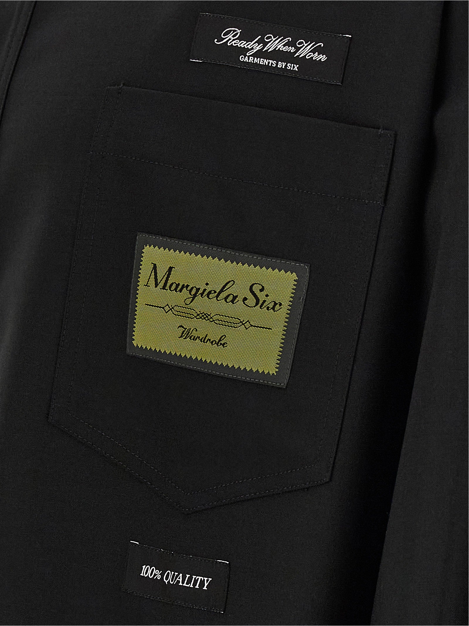 Black Polyester Blouse