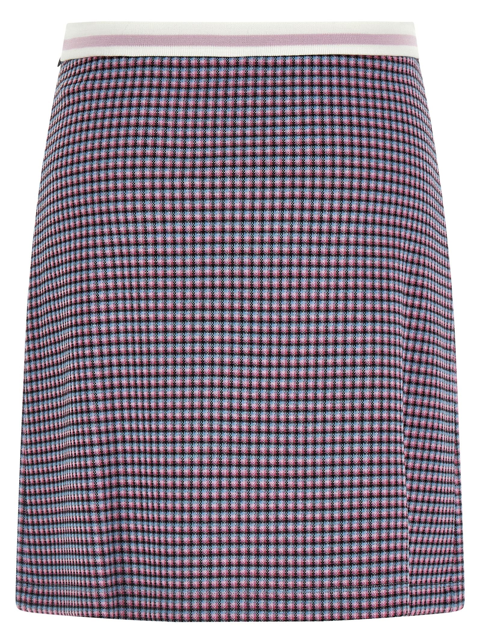 Purple Viscose Long Skirt