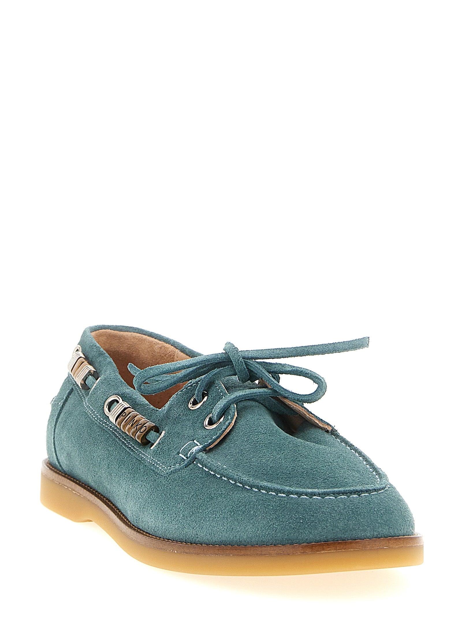 Blue Calfskin Moccassin