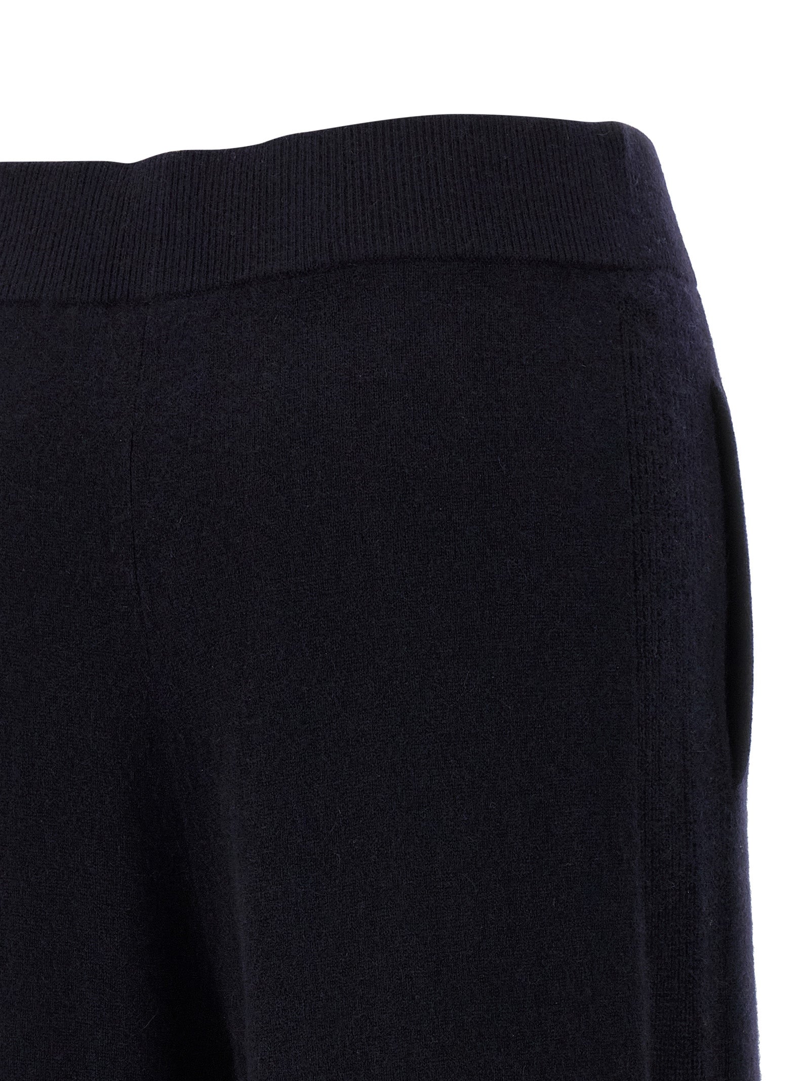 Blue Cashmere Casual Pants