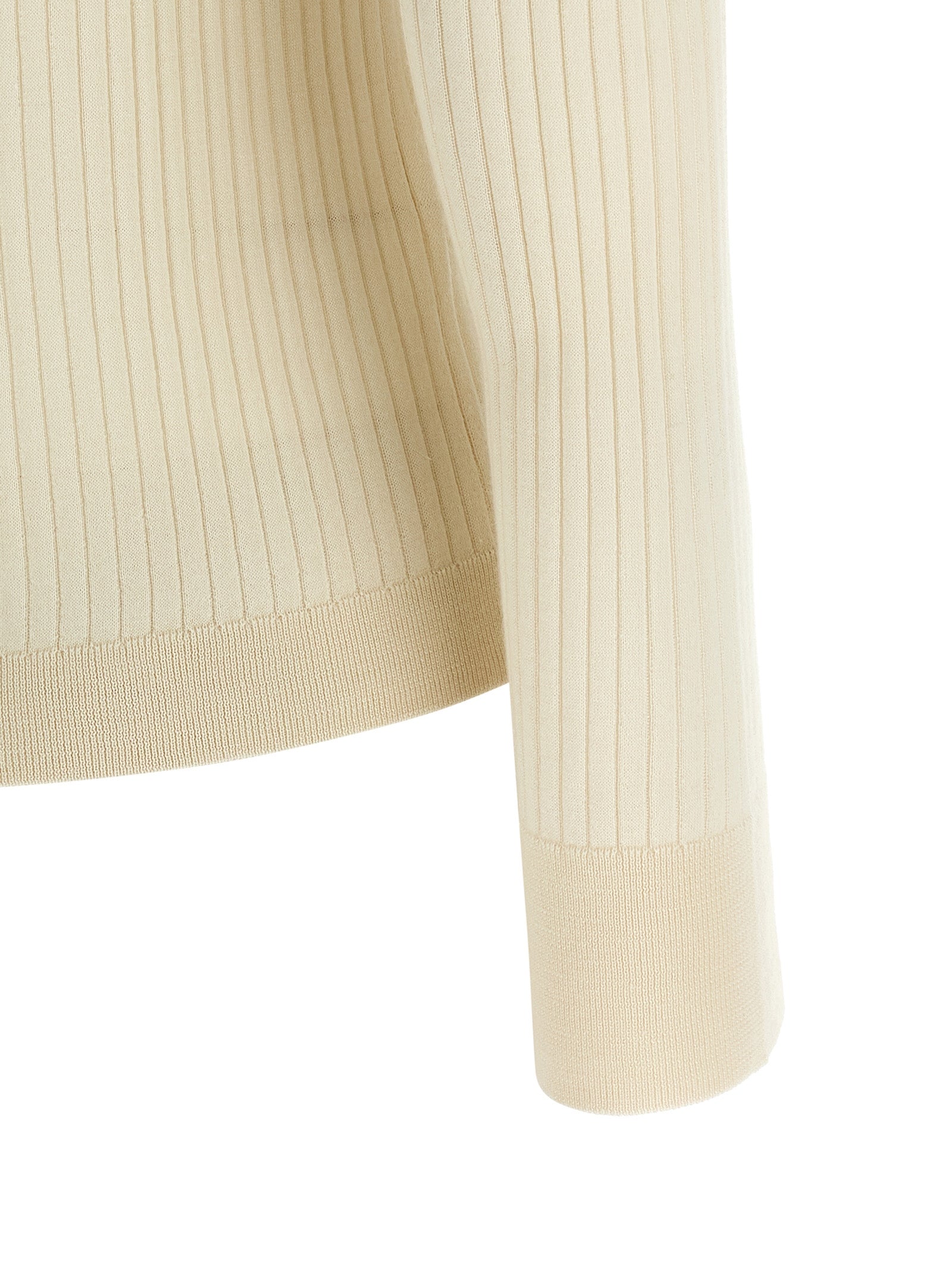 White Cashmere Polo Shirt
