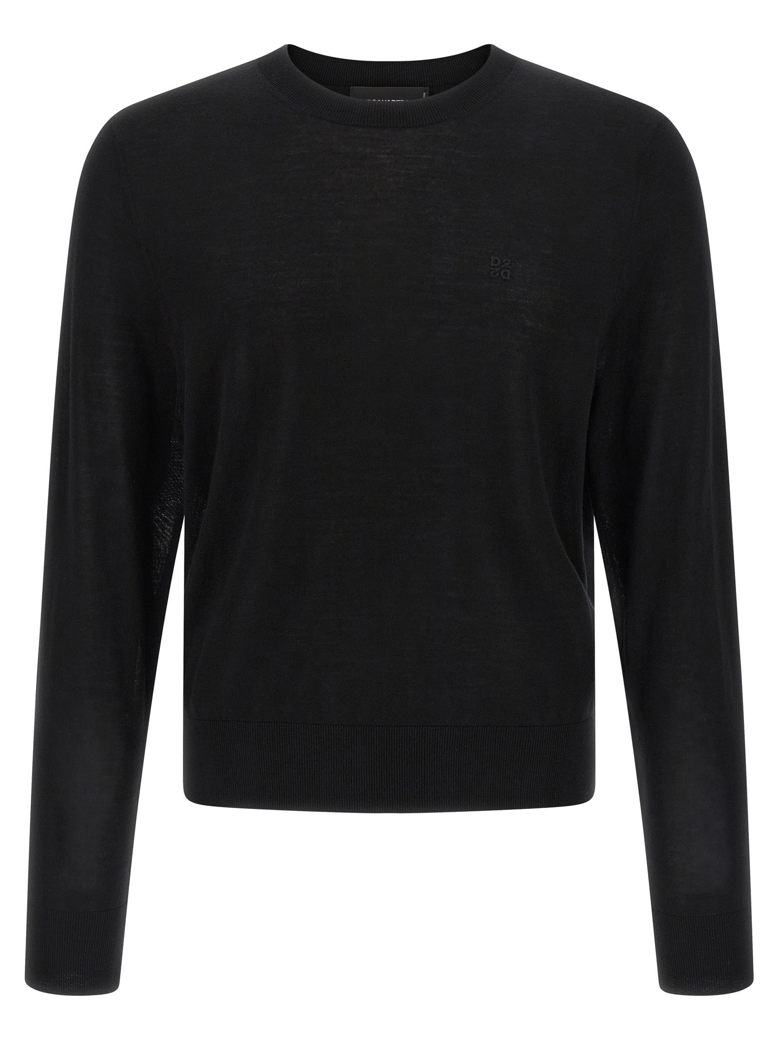 Black Wool Cardigan