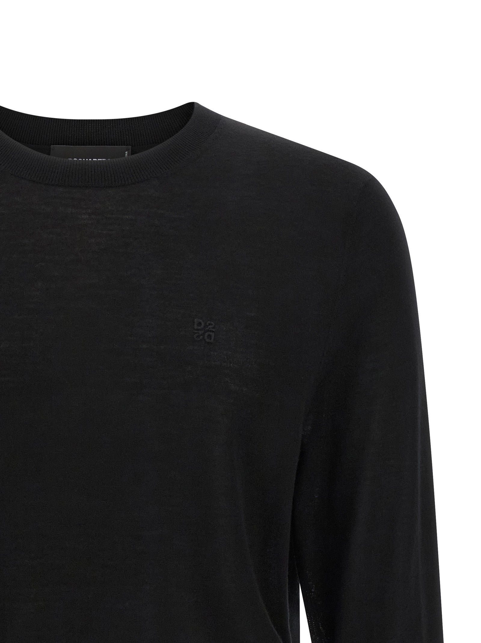 Black Wool Cardigan