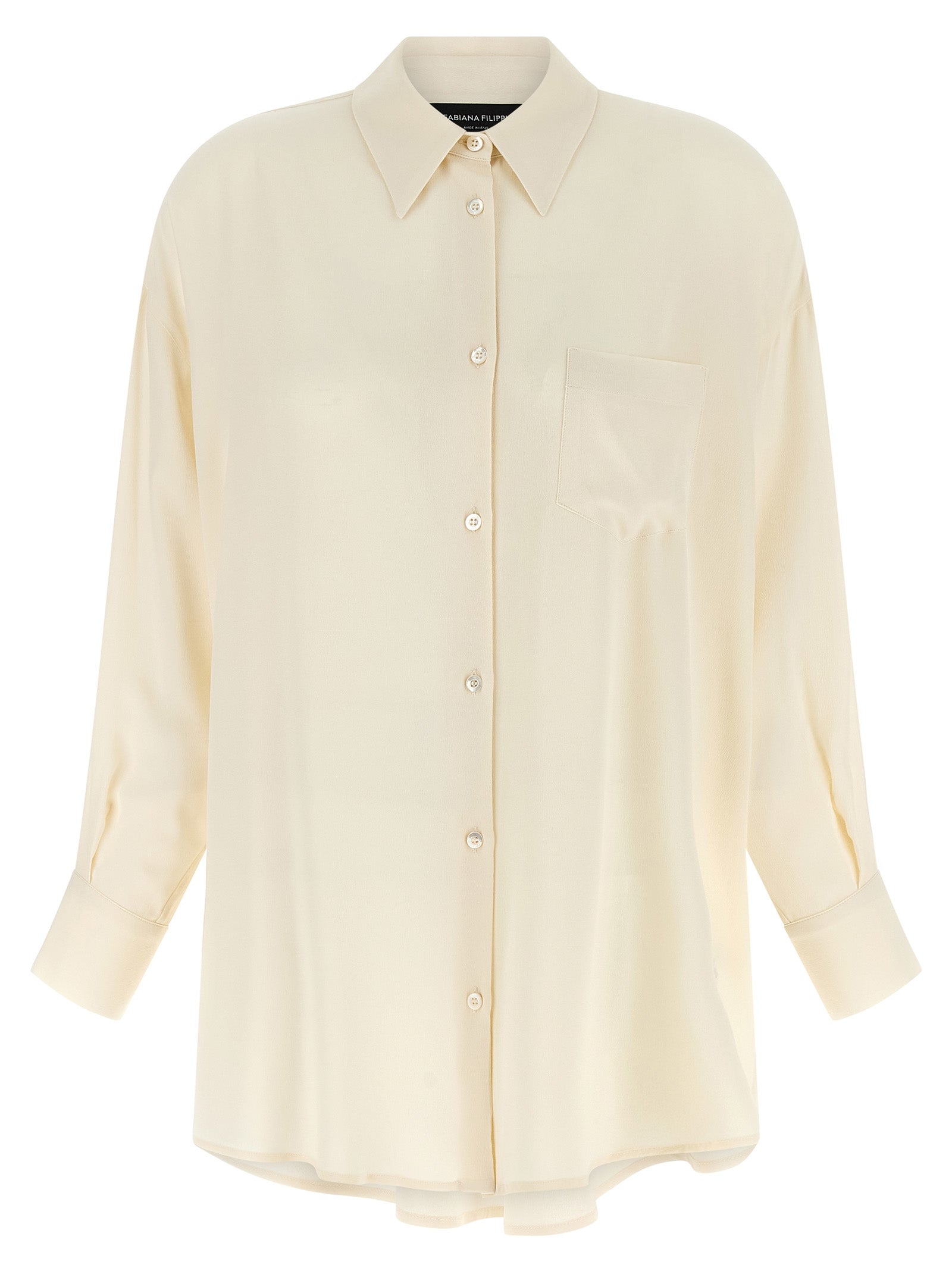 Beige Acetate Blouse