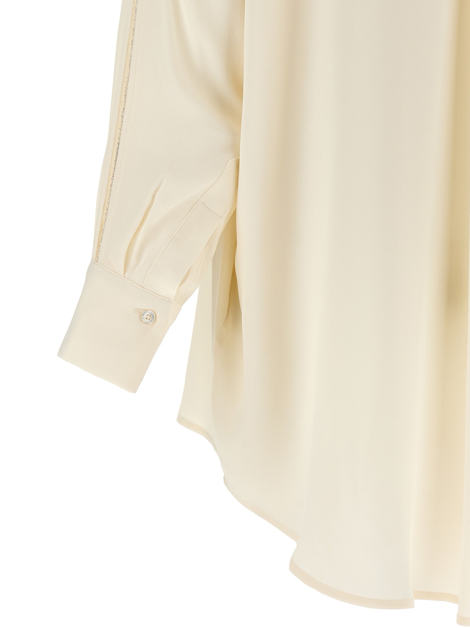Beige Acetate Blouse