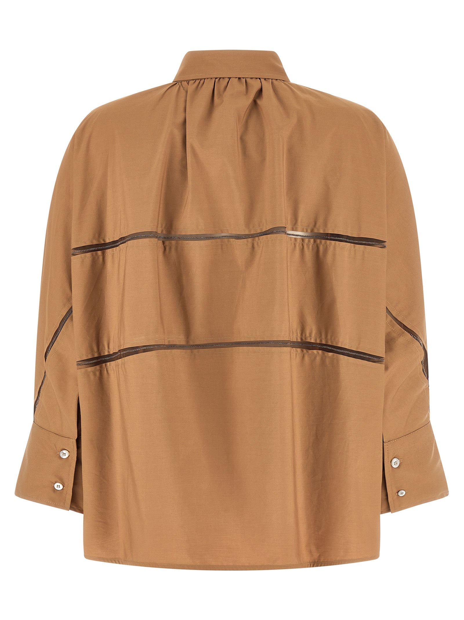 Brown Cotton Blouse